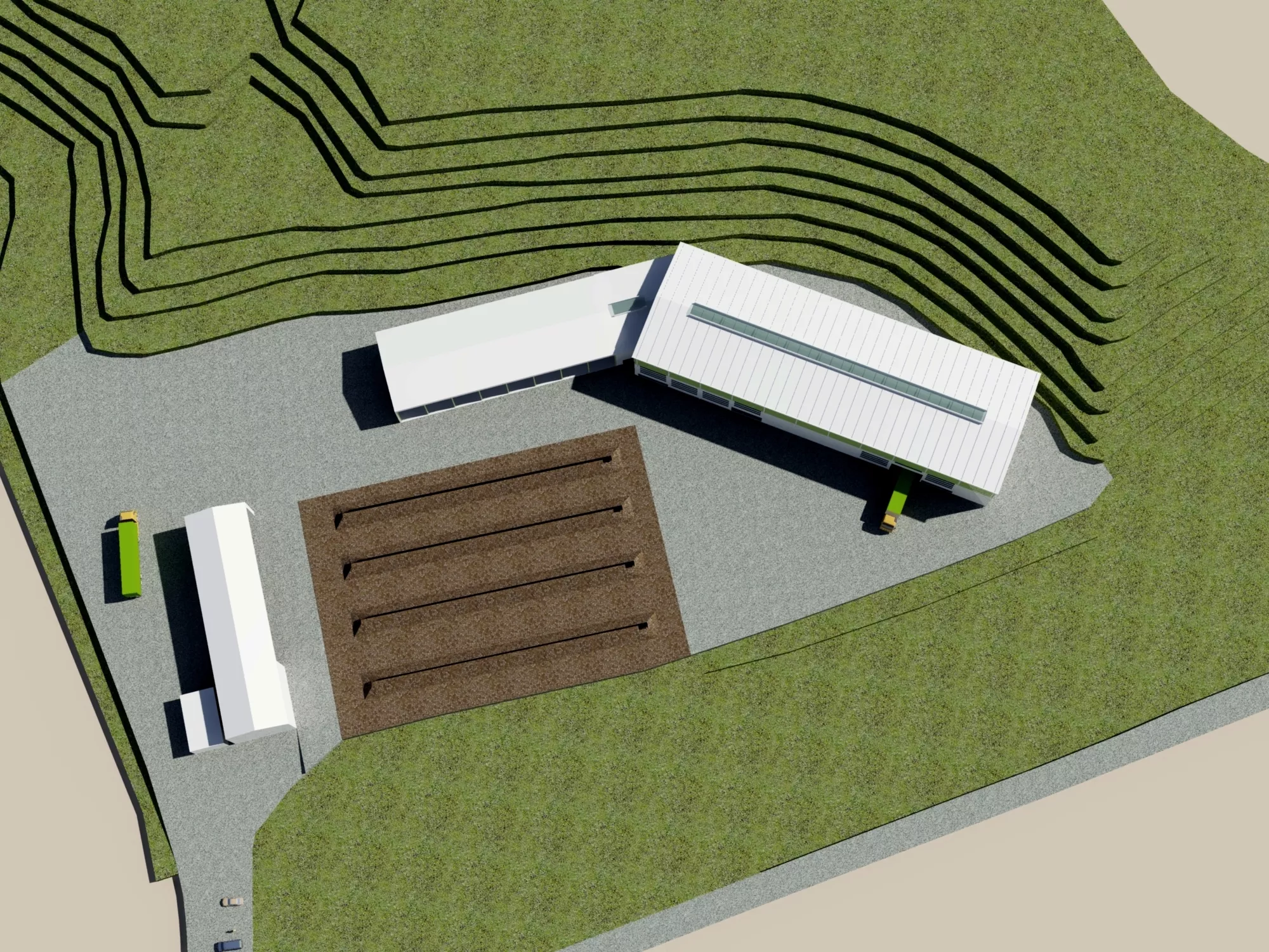 Zbirni center Spodnji Stari Grad – mehanska obdelava odpadkov – sortirna linija