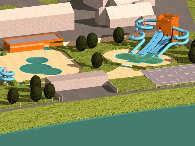 Zimsko-letni bazenski kompleks - razširitev