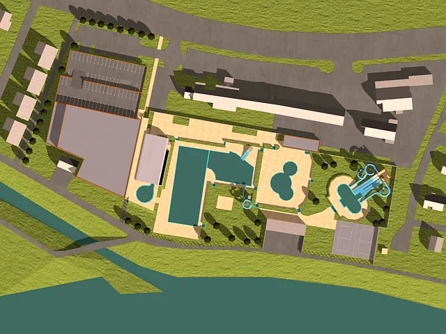 Zimsko-letni bazenski kompleks - razširitev