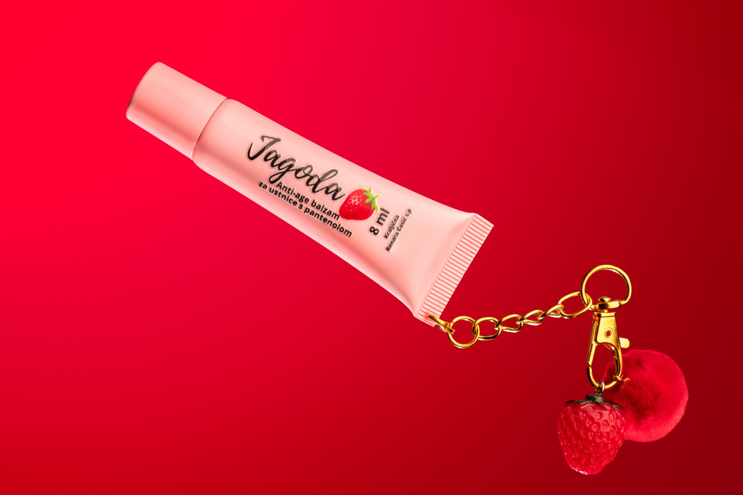 Balzam za ustnice jagoda in vanilija