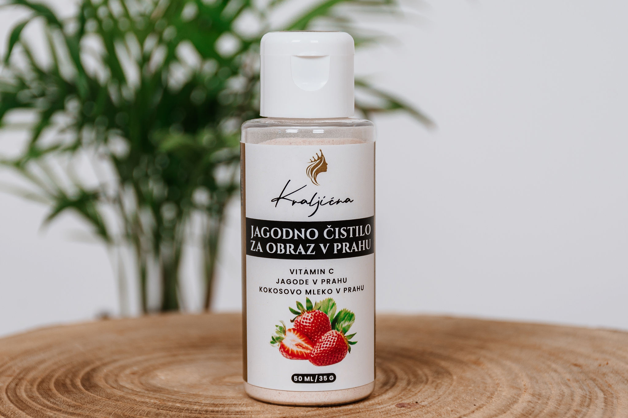 Jagodno čistilo za obraz v prahu