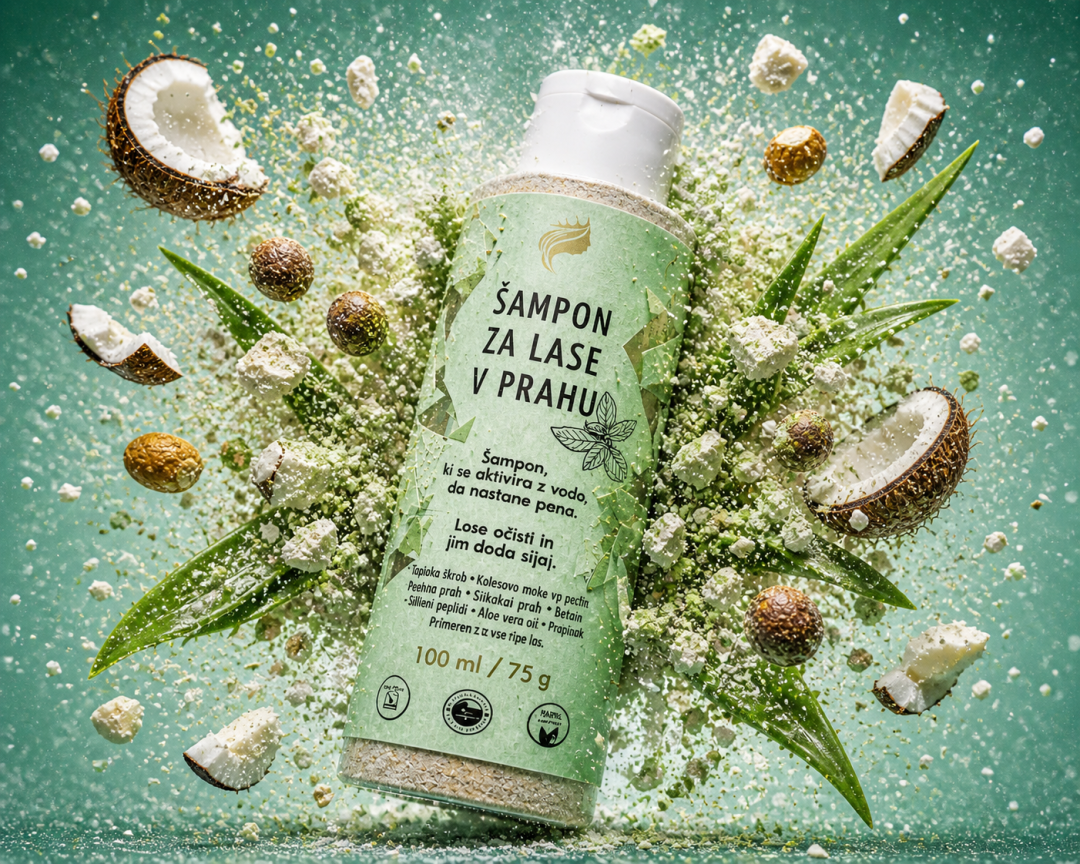 Šampon za lase v prahu