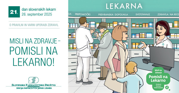 21. Dan slovenskih lekarn - 26. september 2025