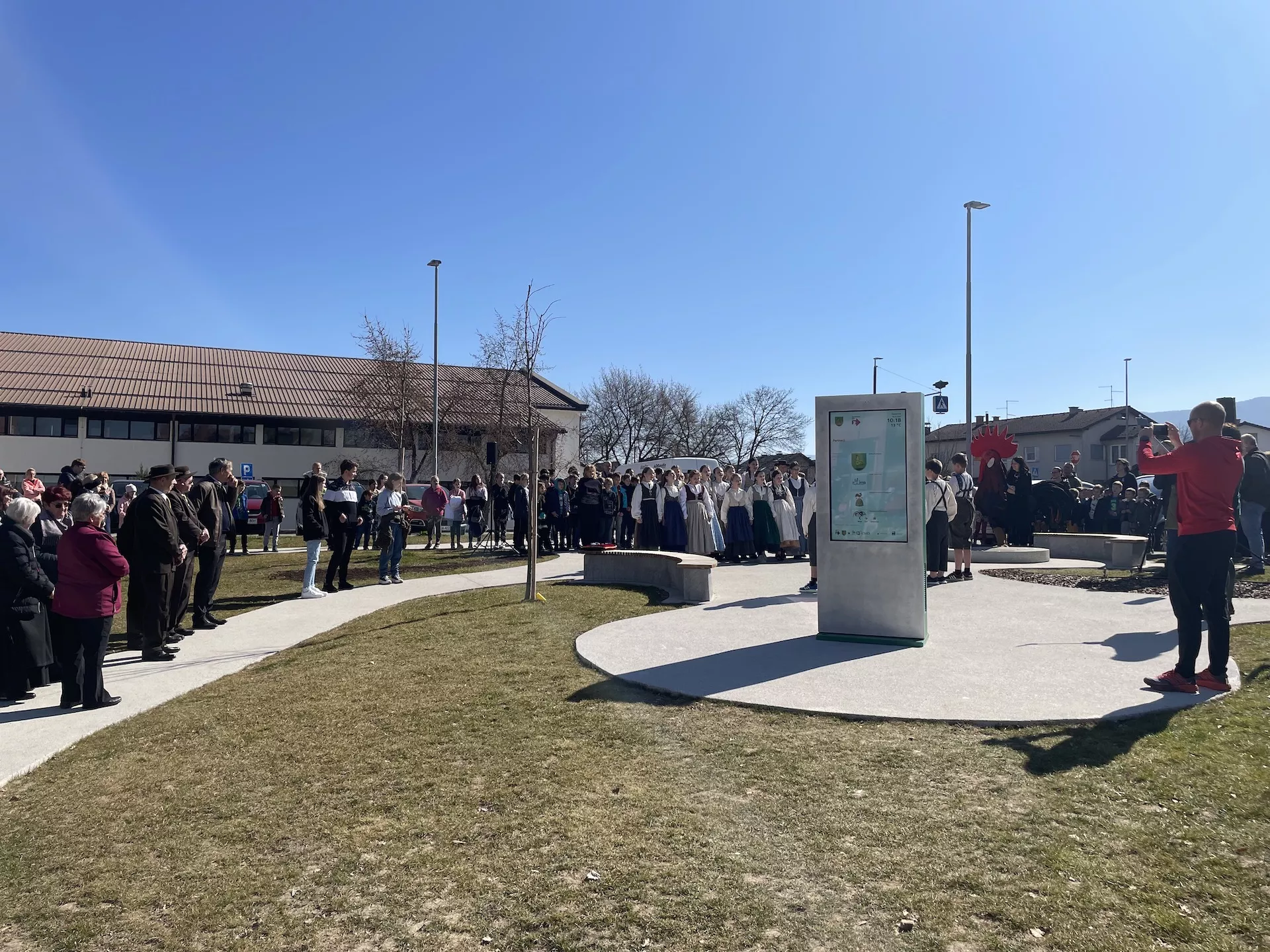 Šentjernejska učna pot z informacijskim zaslonom na dotik