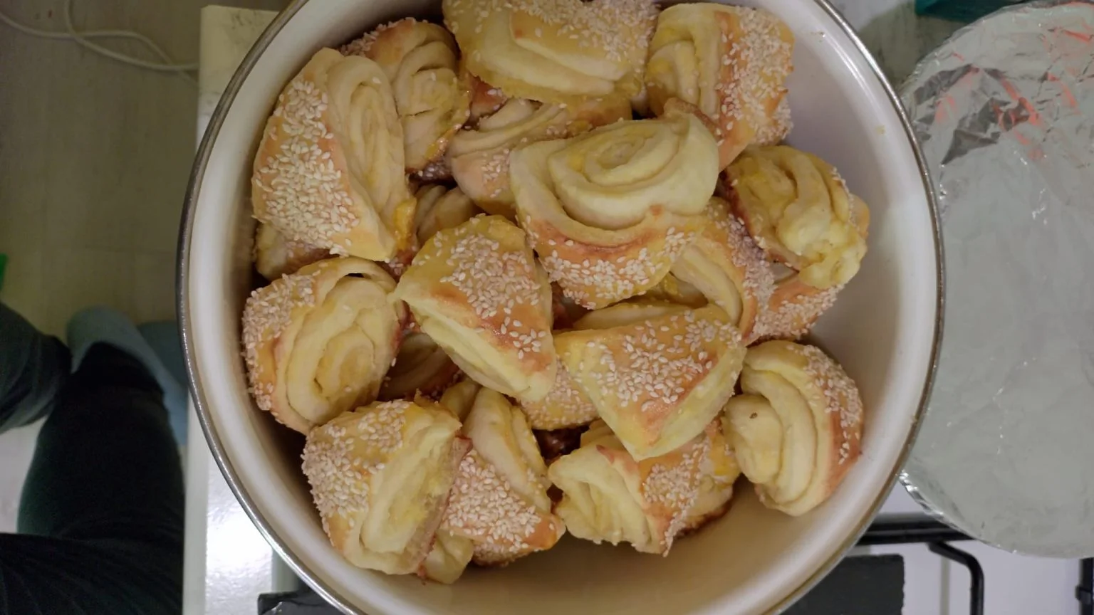 Slano pecivo s sezamom