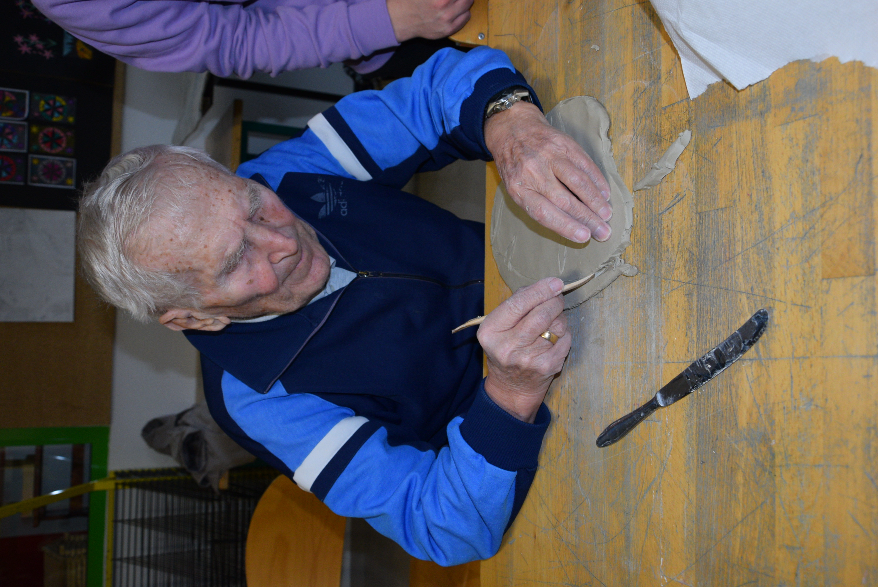 Delavnica z glino v OŠ Josipa Vandota