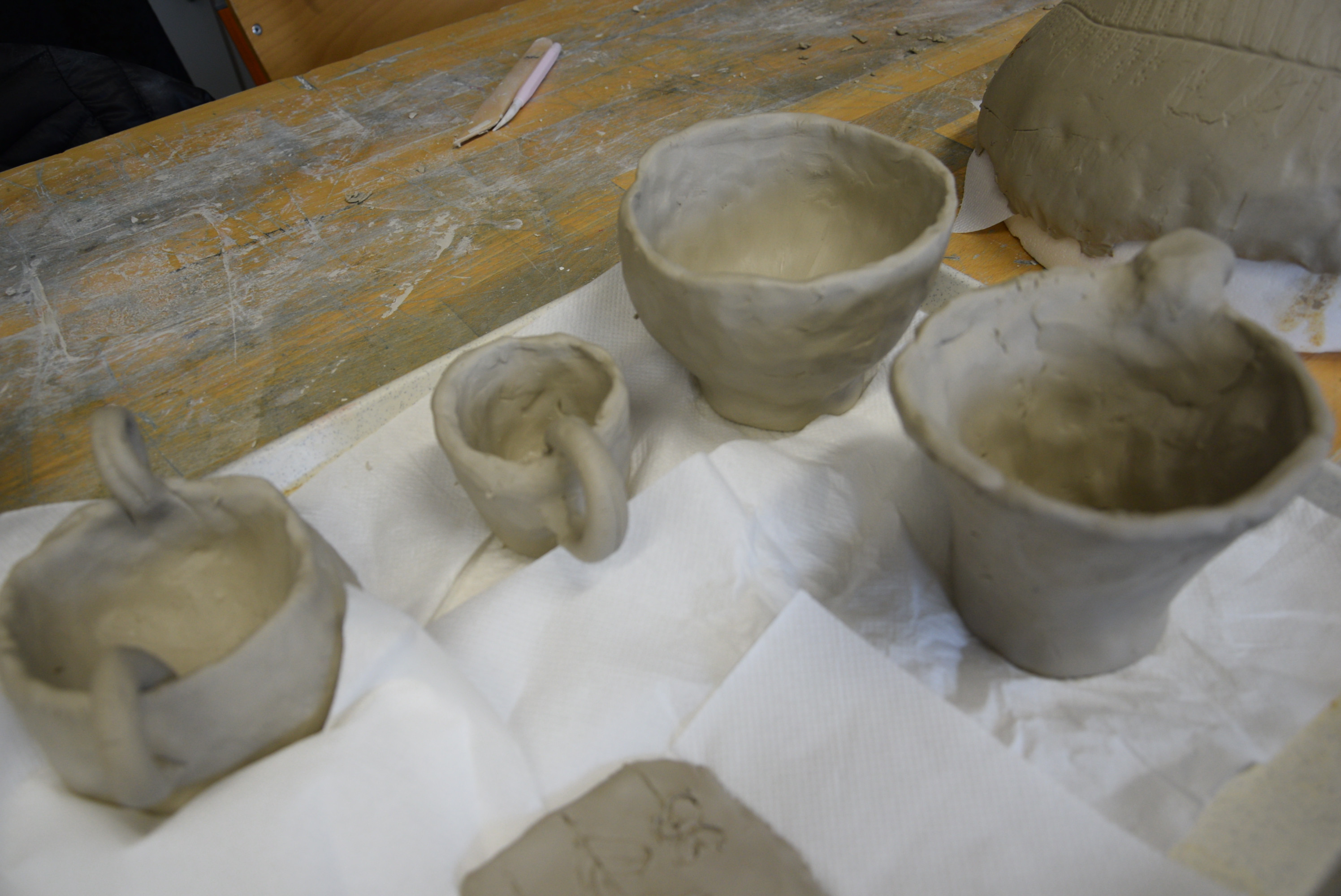 Delavnica z glino v OŠ Josipa Vandota