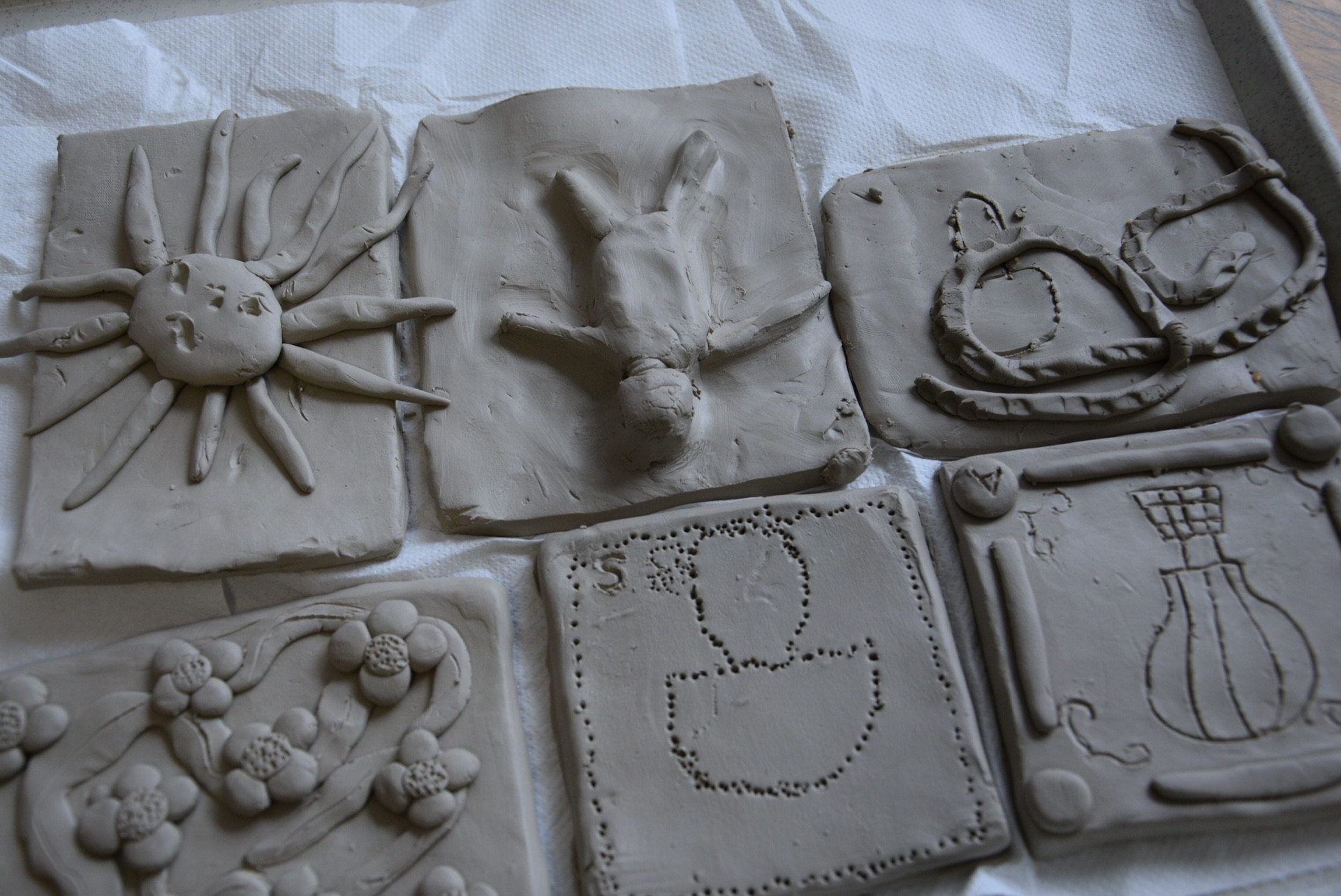 Delavnica z glino v OŠ Josipa Vandota