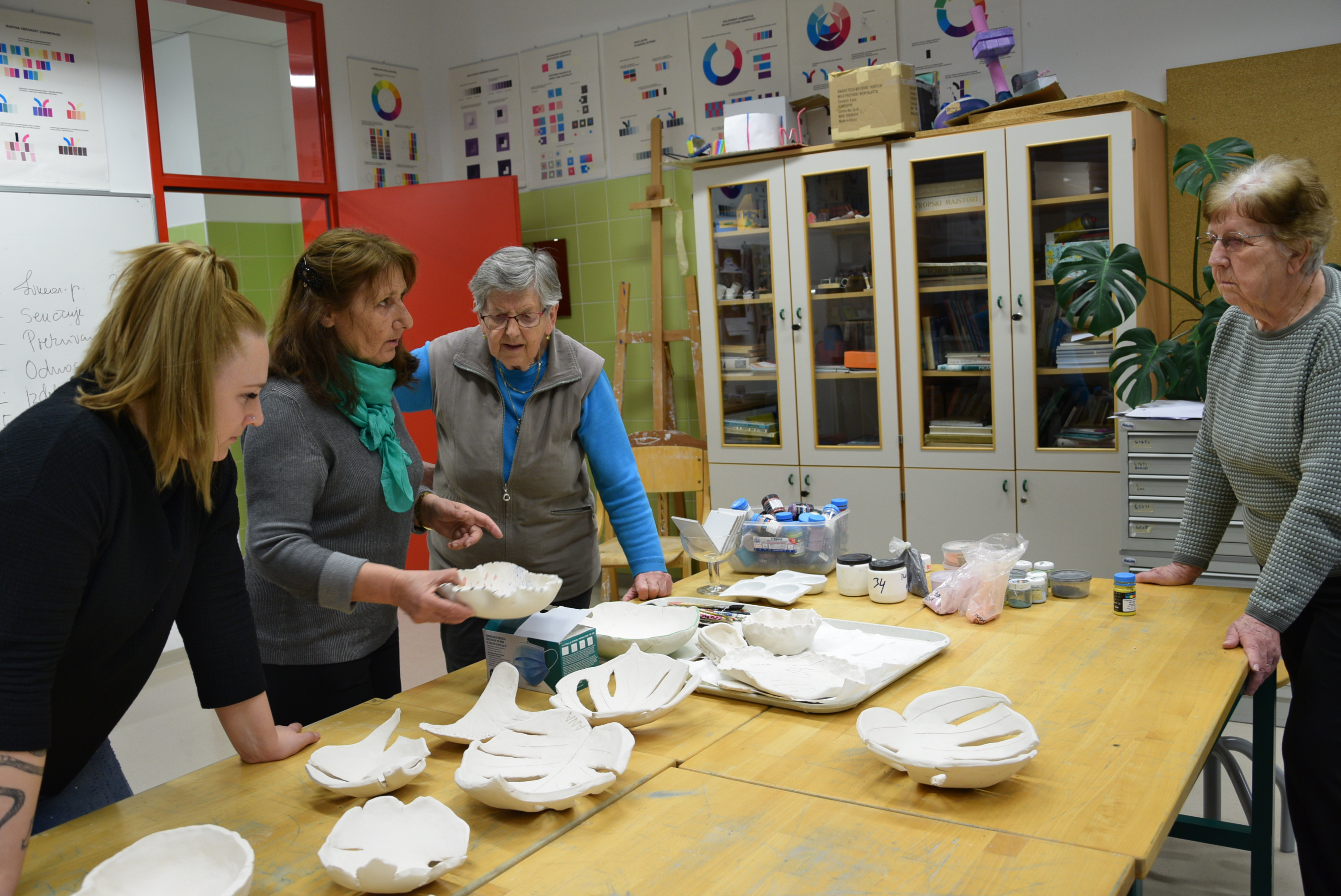 Delavnica z glino v OŠ Josipa Vandota