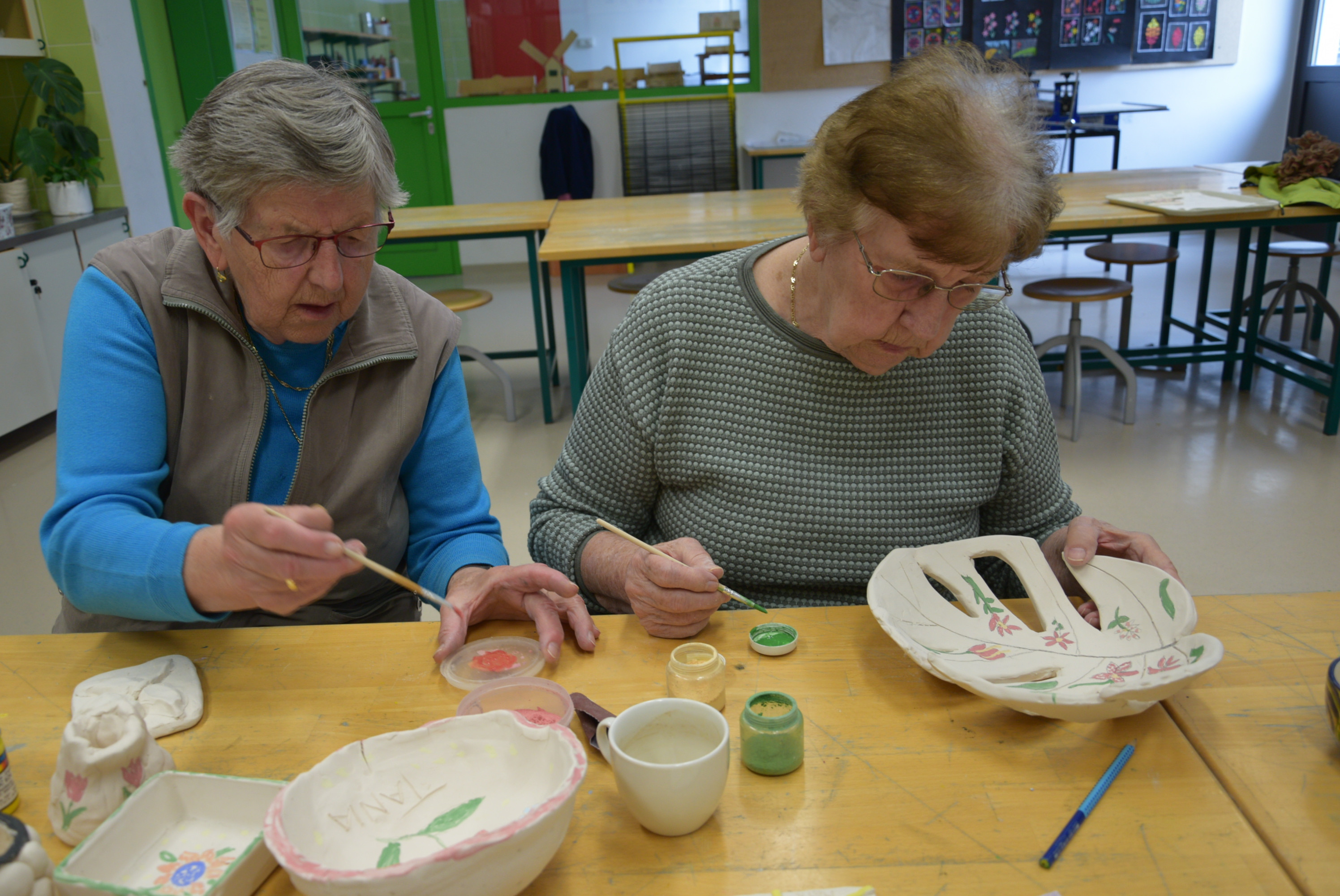 Delavnica z glino v OŠ Josipa Vandota