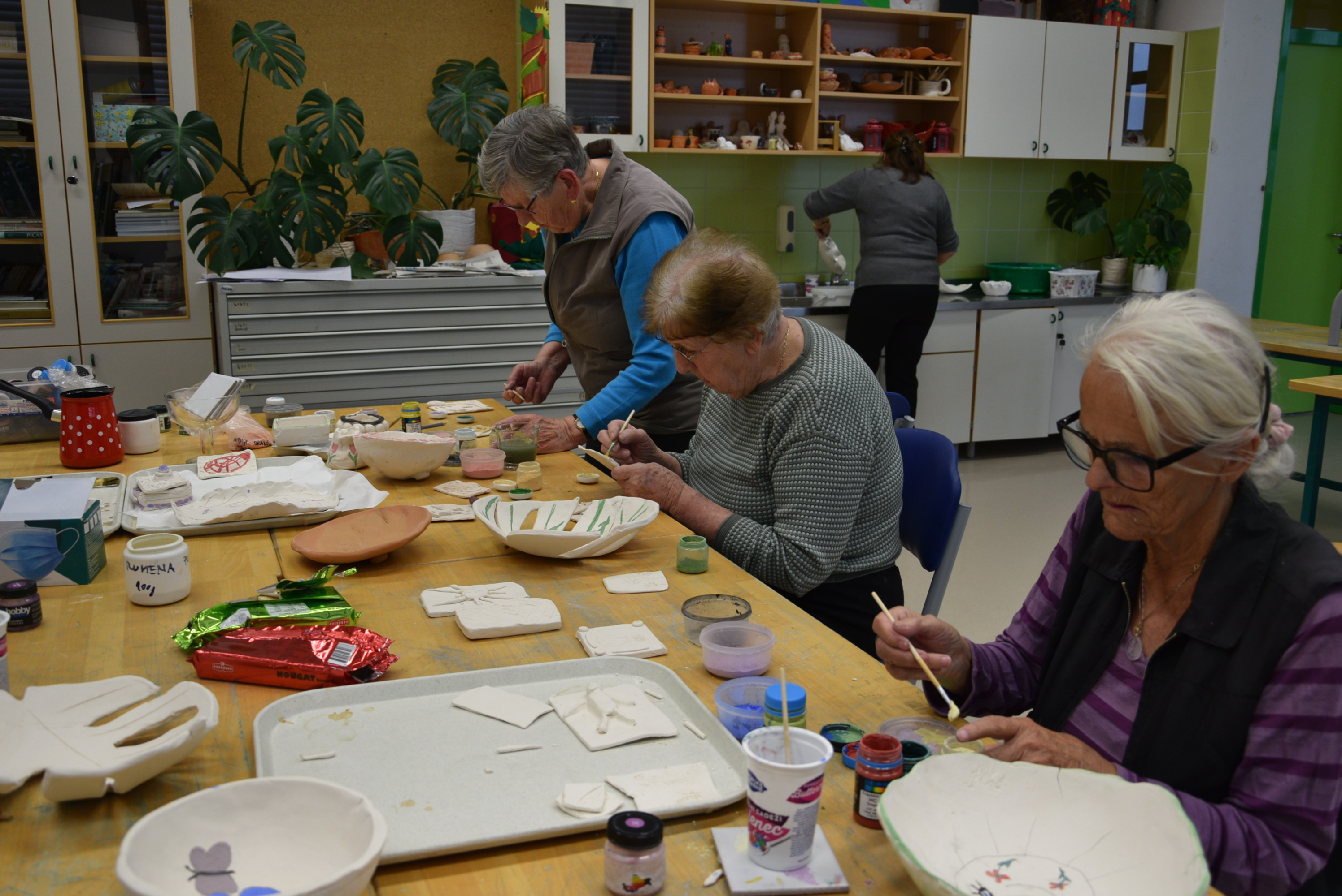 Delavnica z glino v OŠ Josipa Vandota