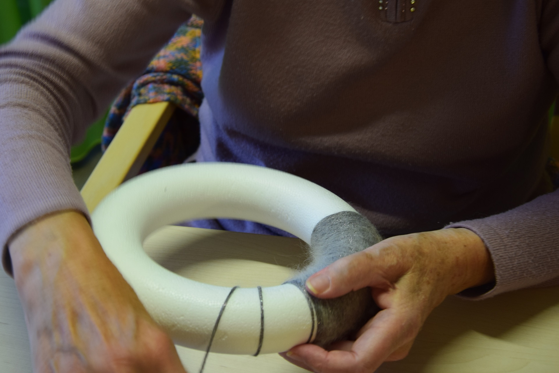 Izdelava adventnih venčkov na skupini Deseti brat