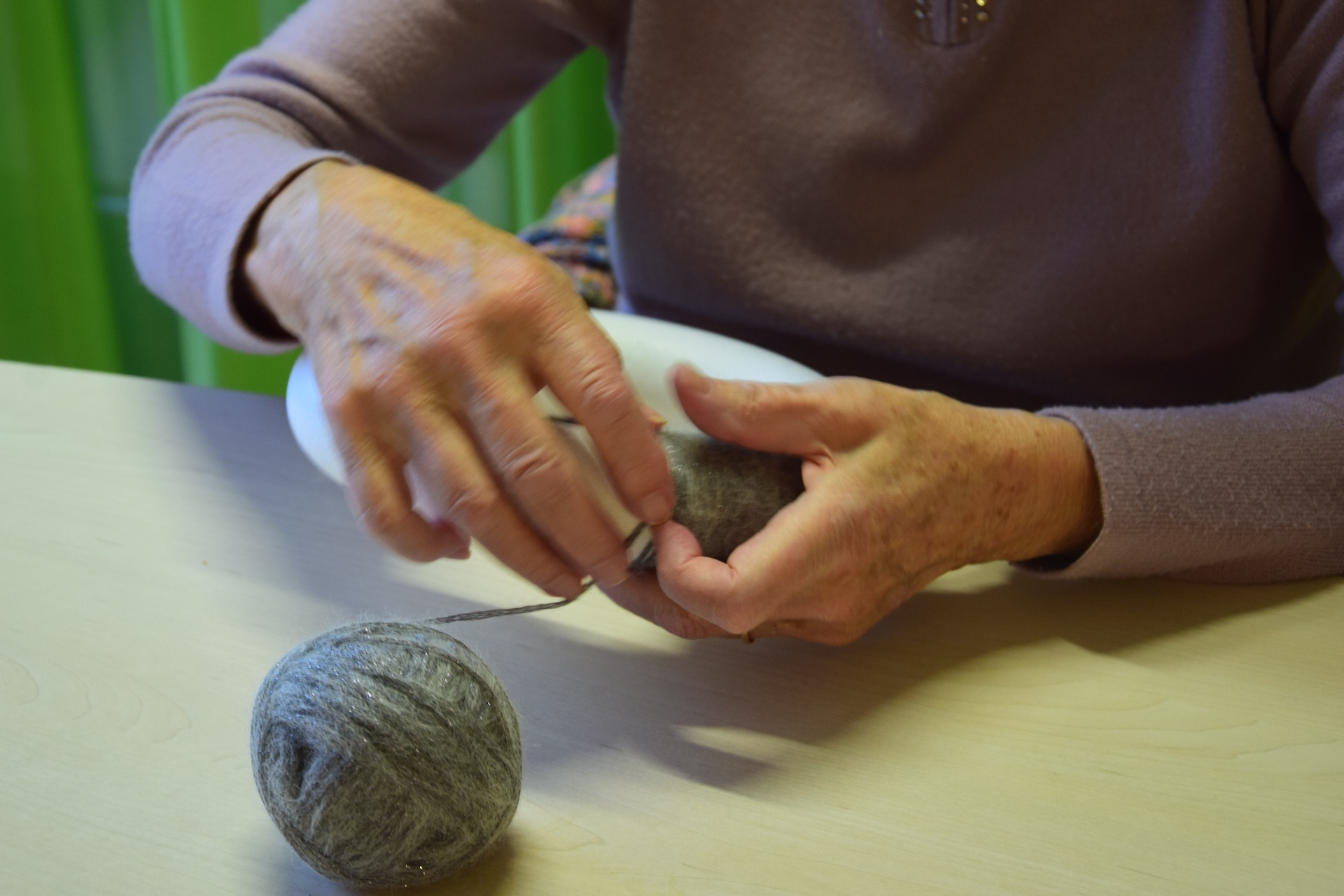 Izdelava adventnih venčkov na skupini Deseti brat