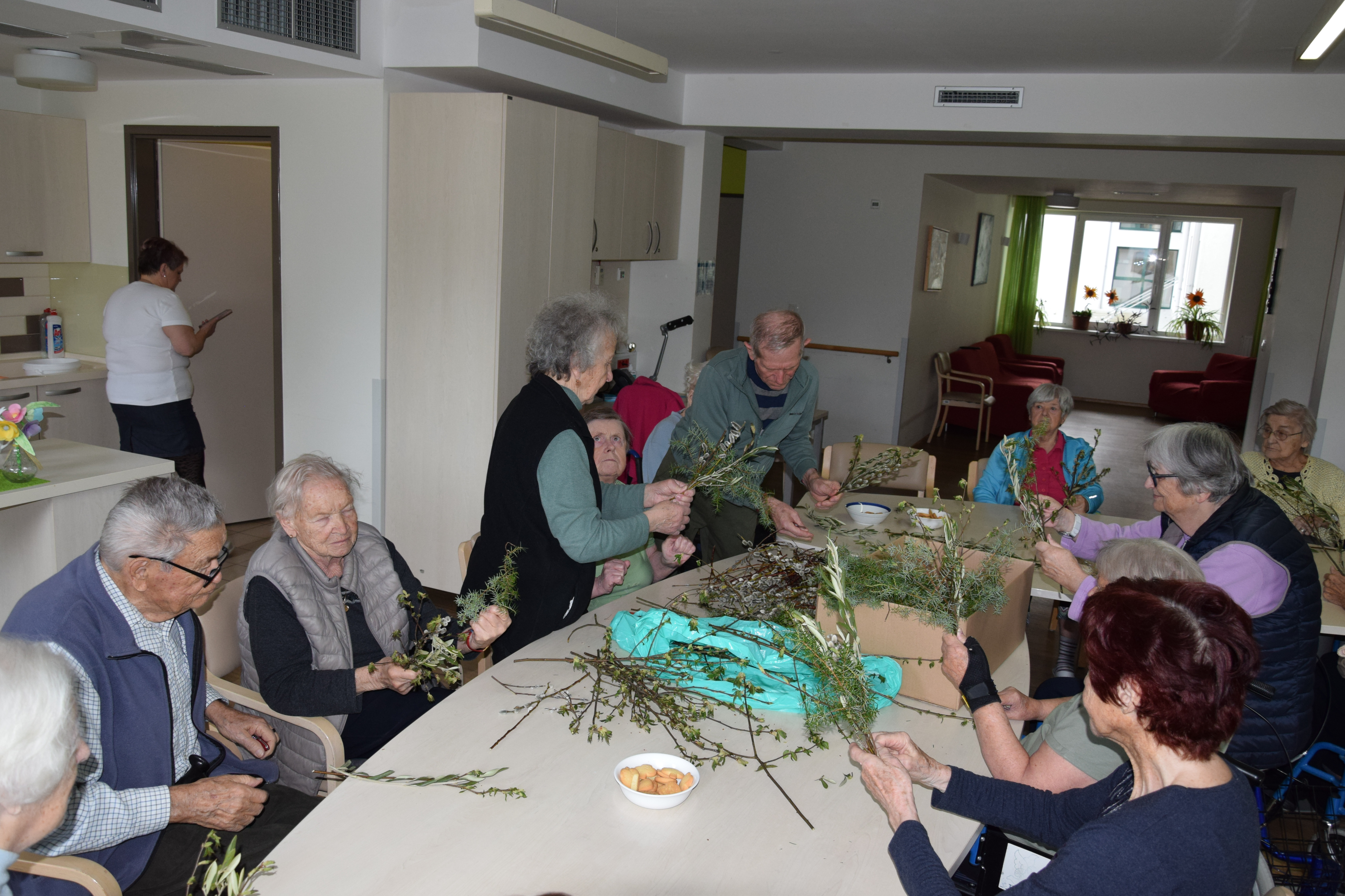 Izdelava velikonočnih butar z Darinko Tarman