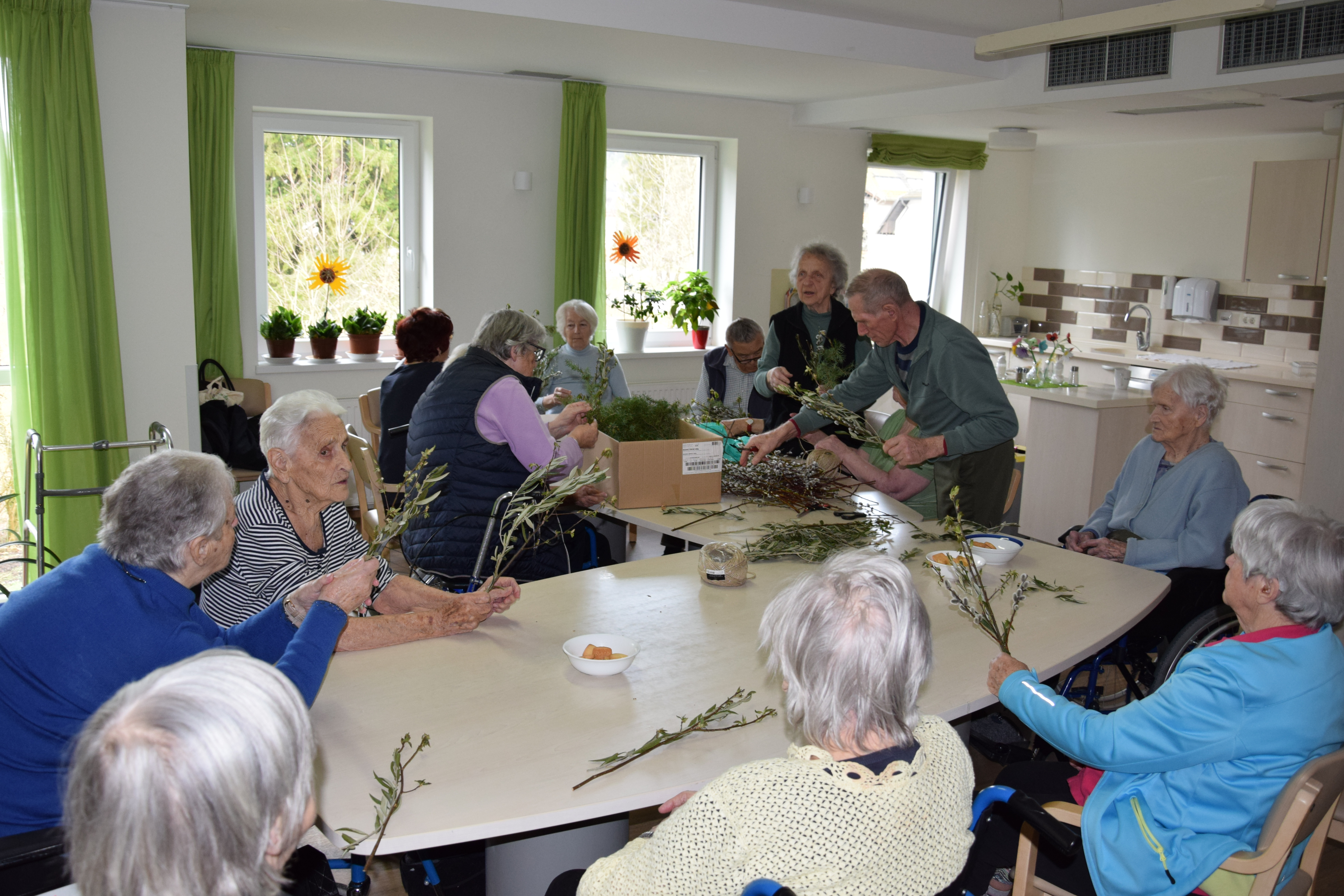 Izdelava velikonočnih butar z Darinko Tarman