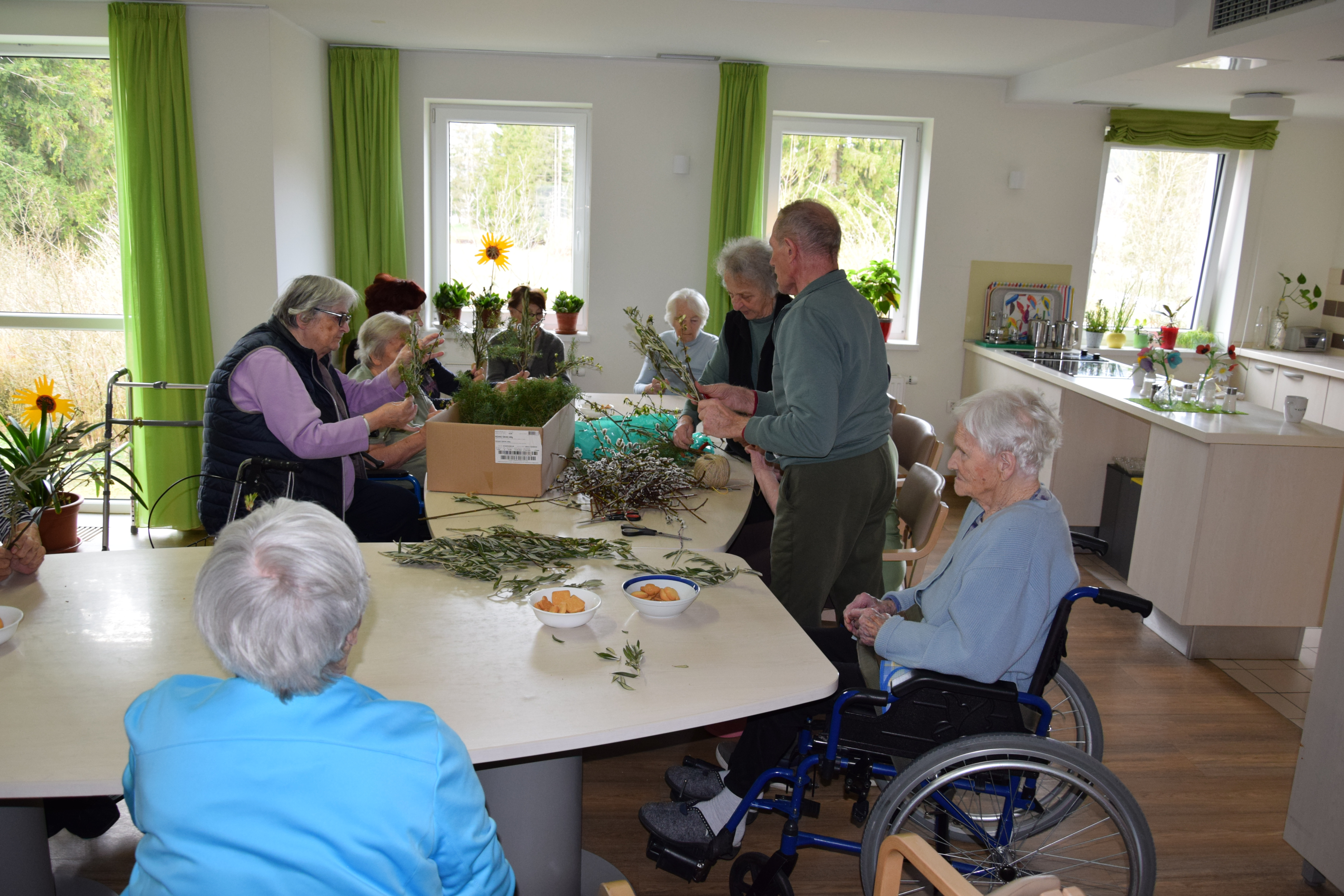 Izdelava velikonočnih butar z Darinko Tarman
