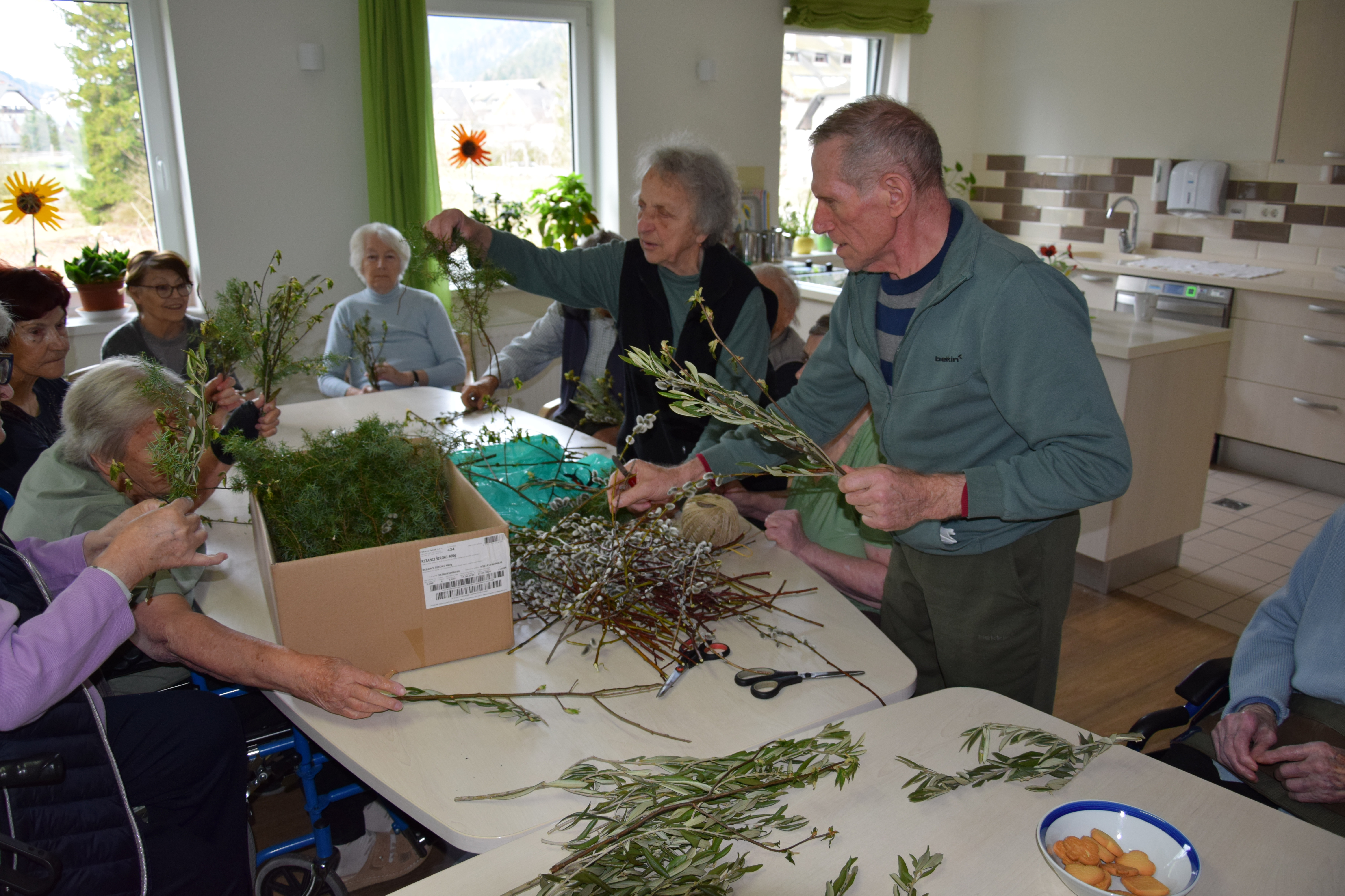 Izdelava velikonočnih butar z Darinko Tarman