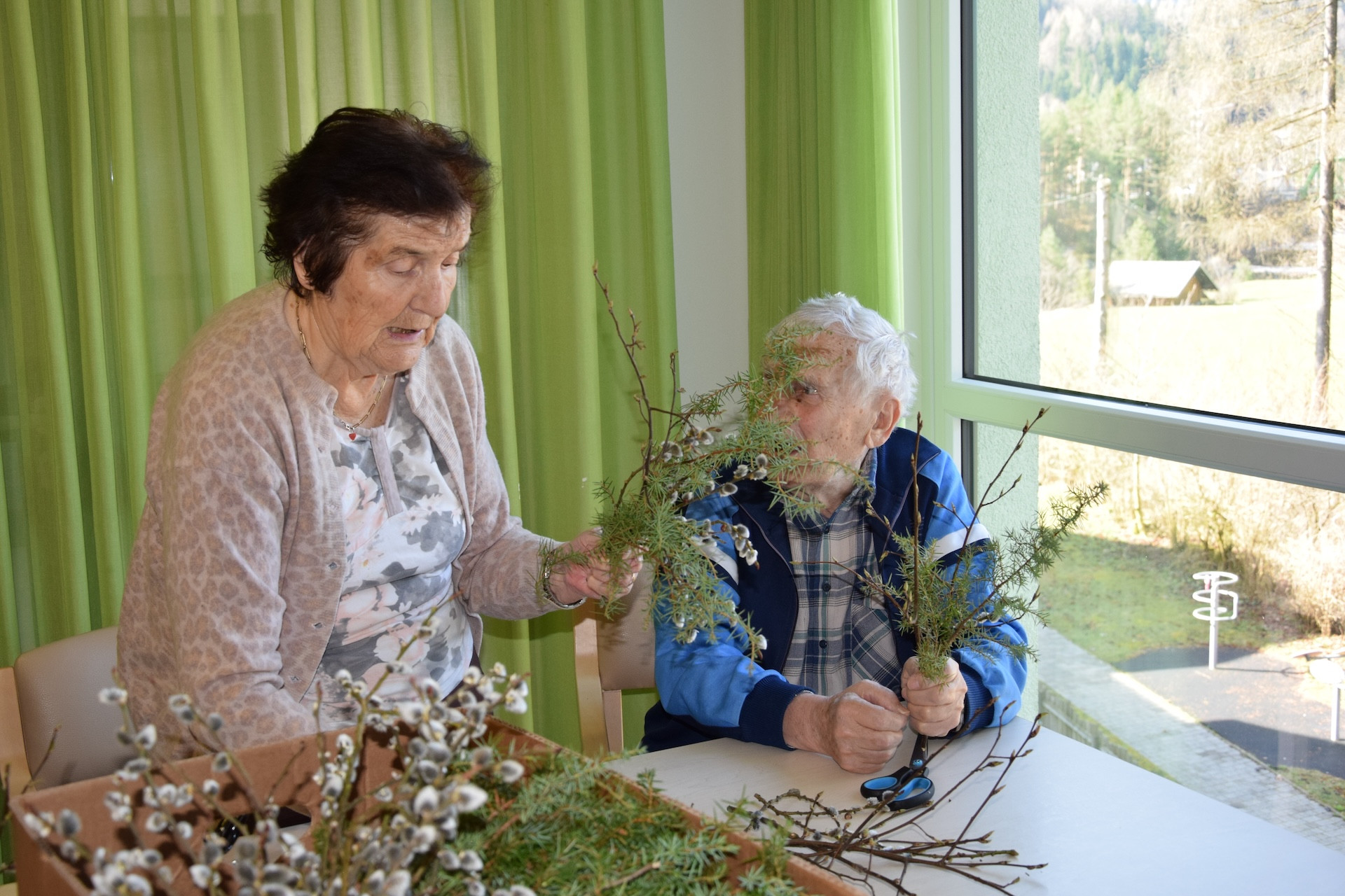 Izdelava velikonočnih butar z Darinko Tarman