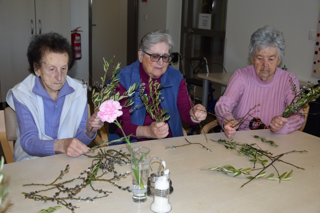 Izdelava velikonočnih butar z Darinko Tarman