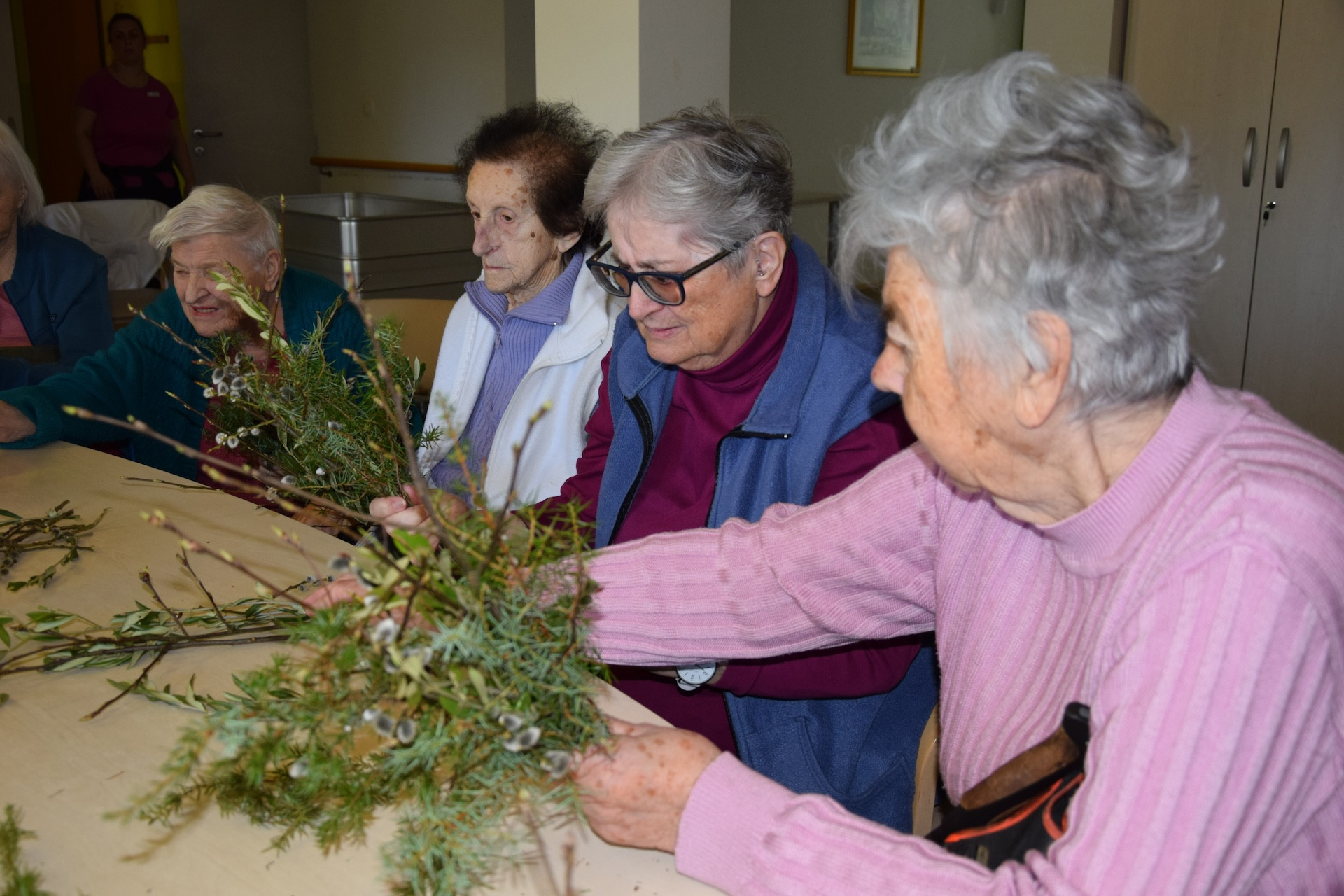 Izdelava velikonočnih butar z Darinko Tarman