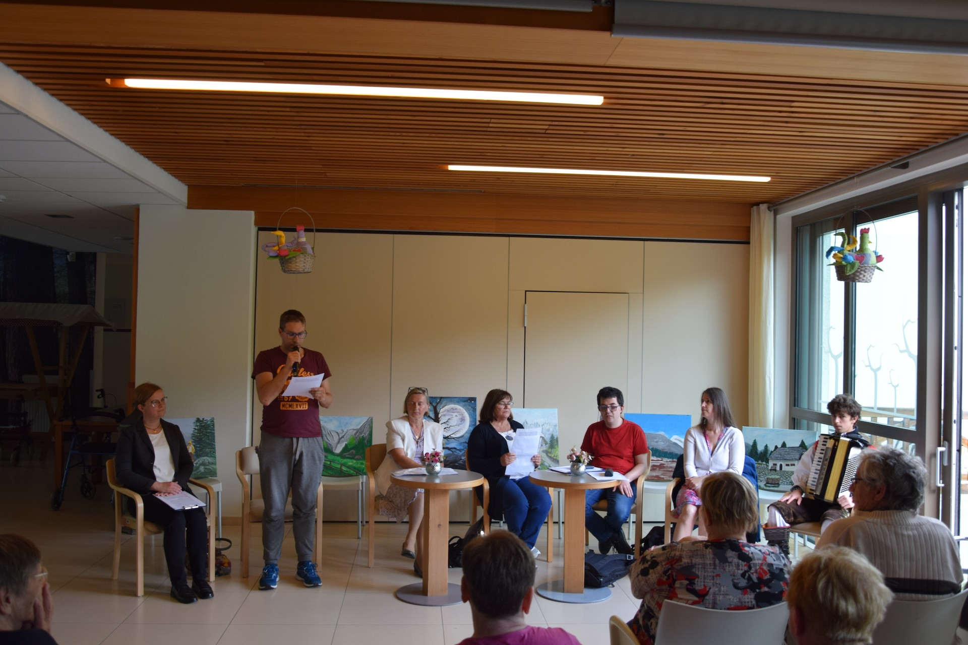 Literarno popoldne v avli - Zveza društev slepih in slabovidnih