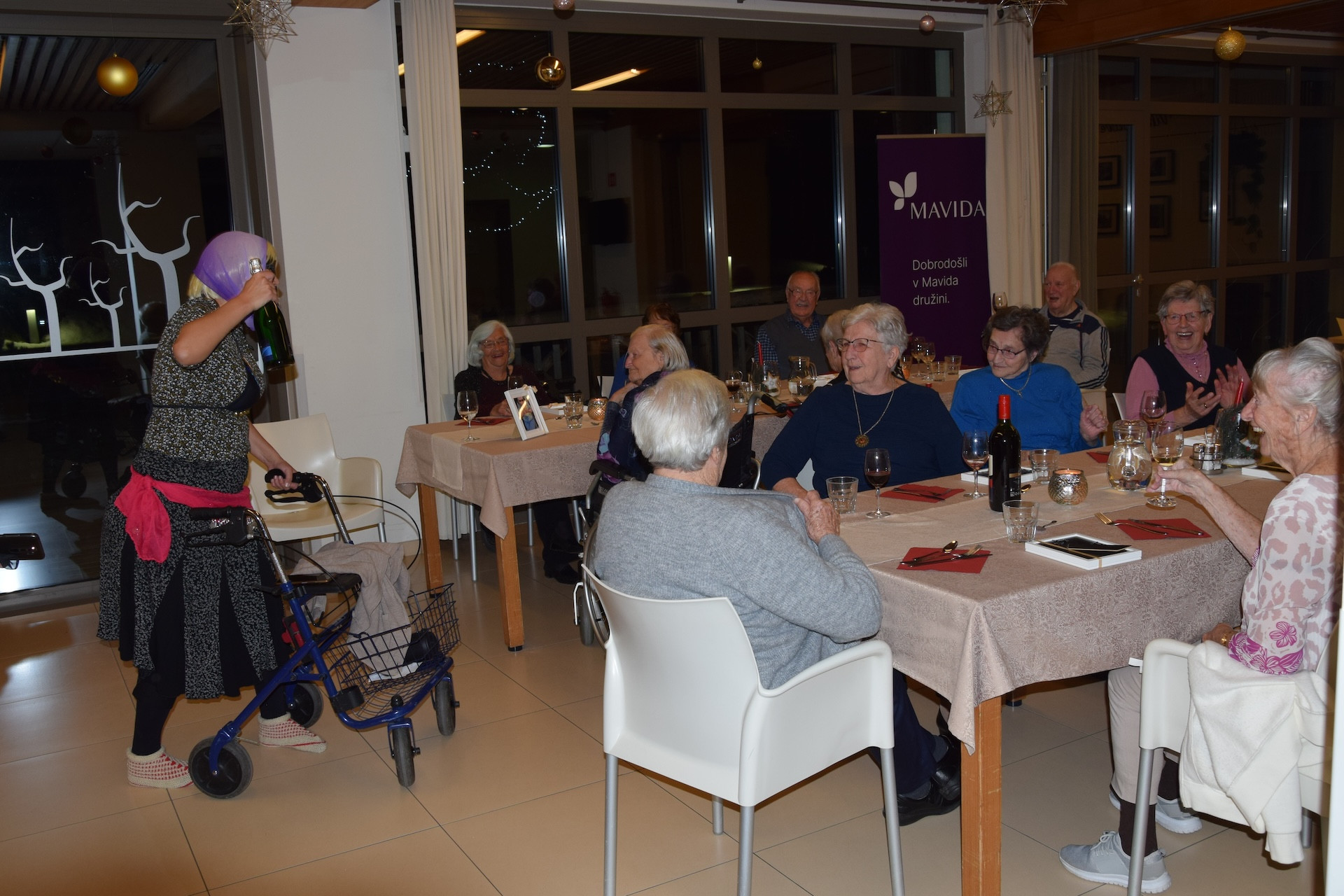 Novoletna zabava za stanovalce