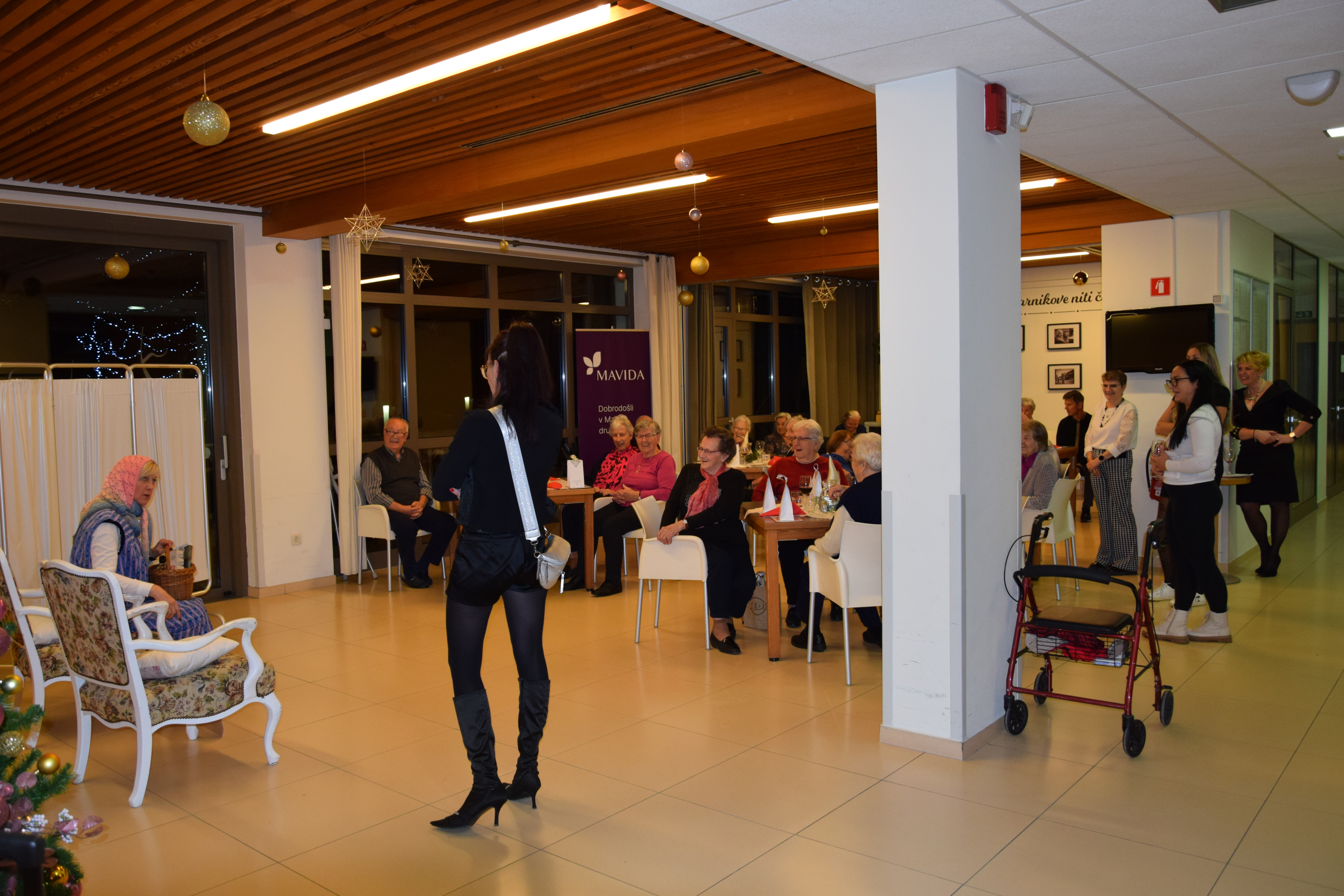 Novoletna zabava za stanovalce po skupinah