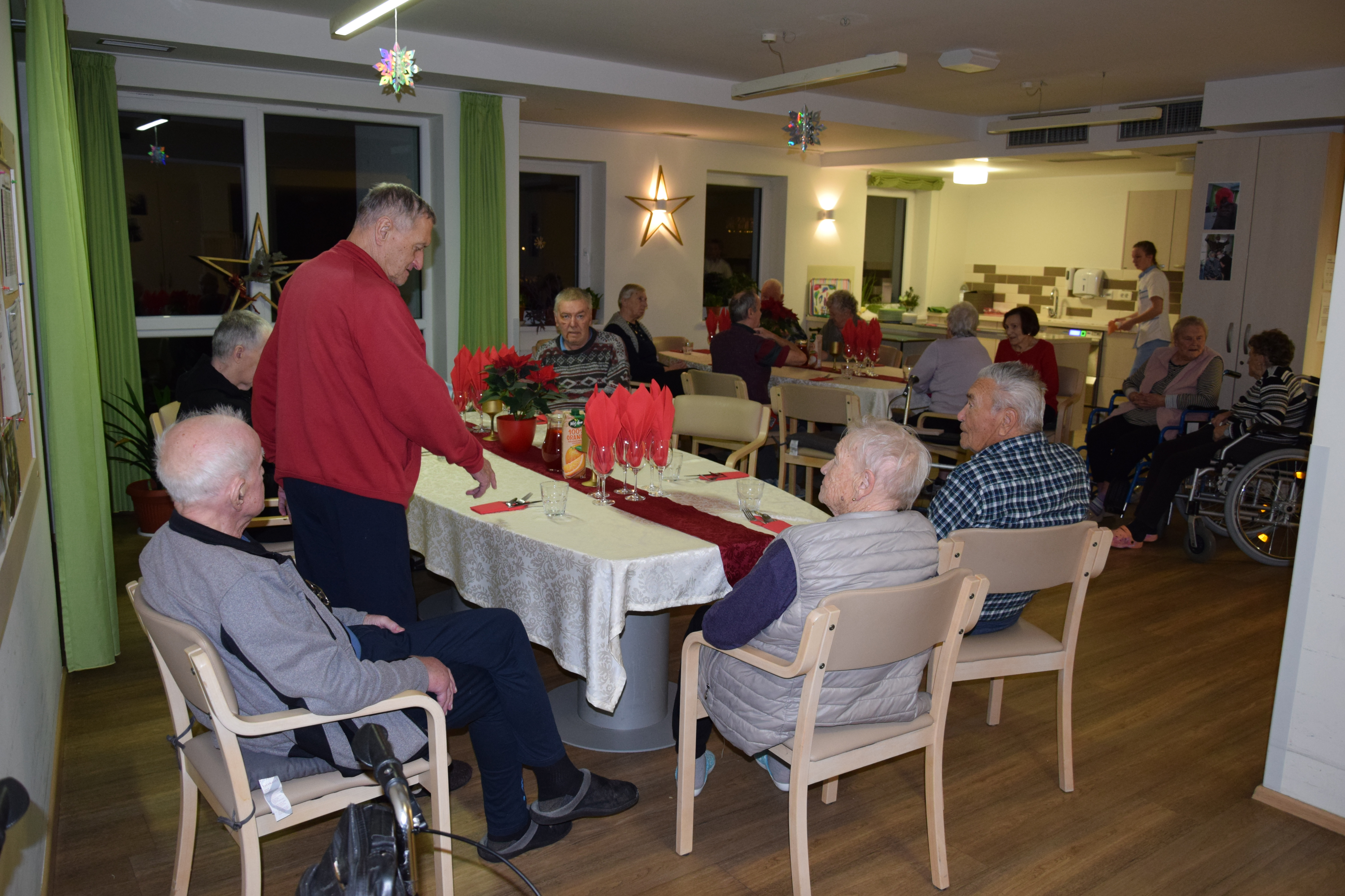 Novoletna zabava za stanovalce po skupinah