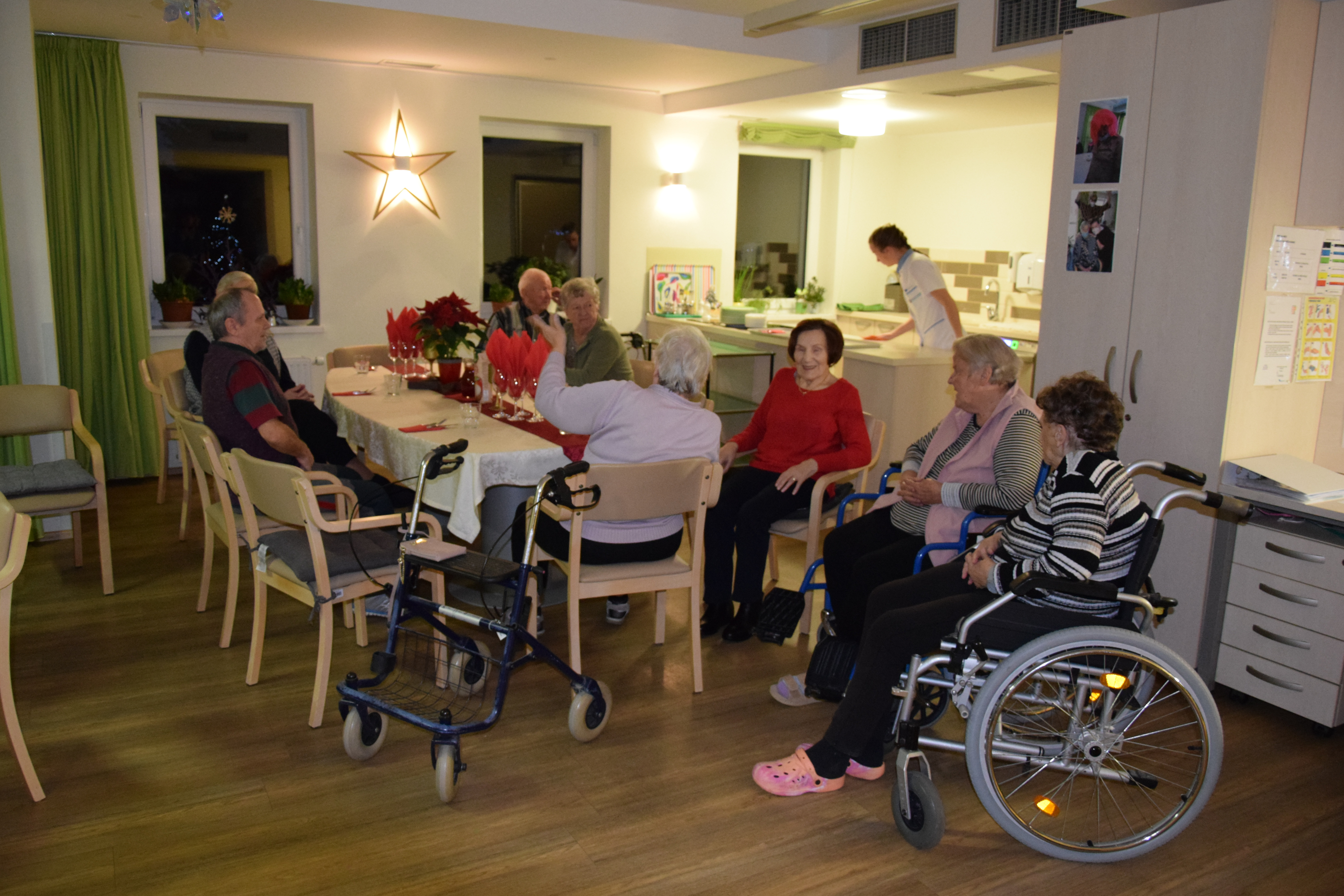 Novoletna zabava za stanovalce po skupinah