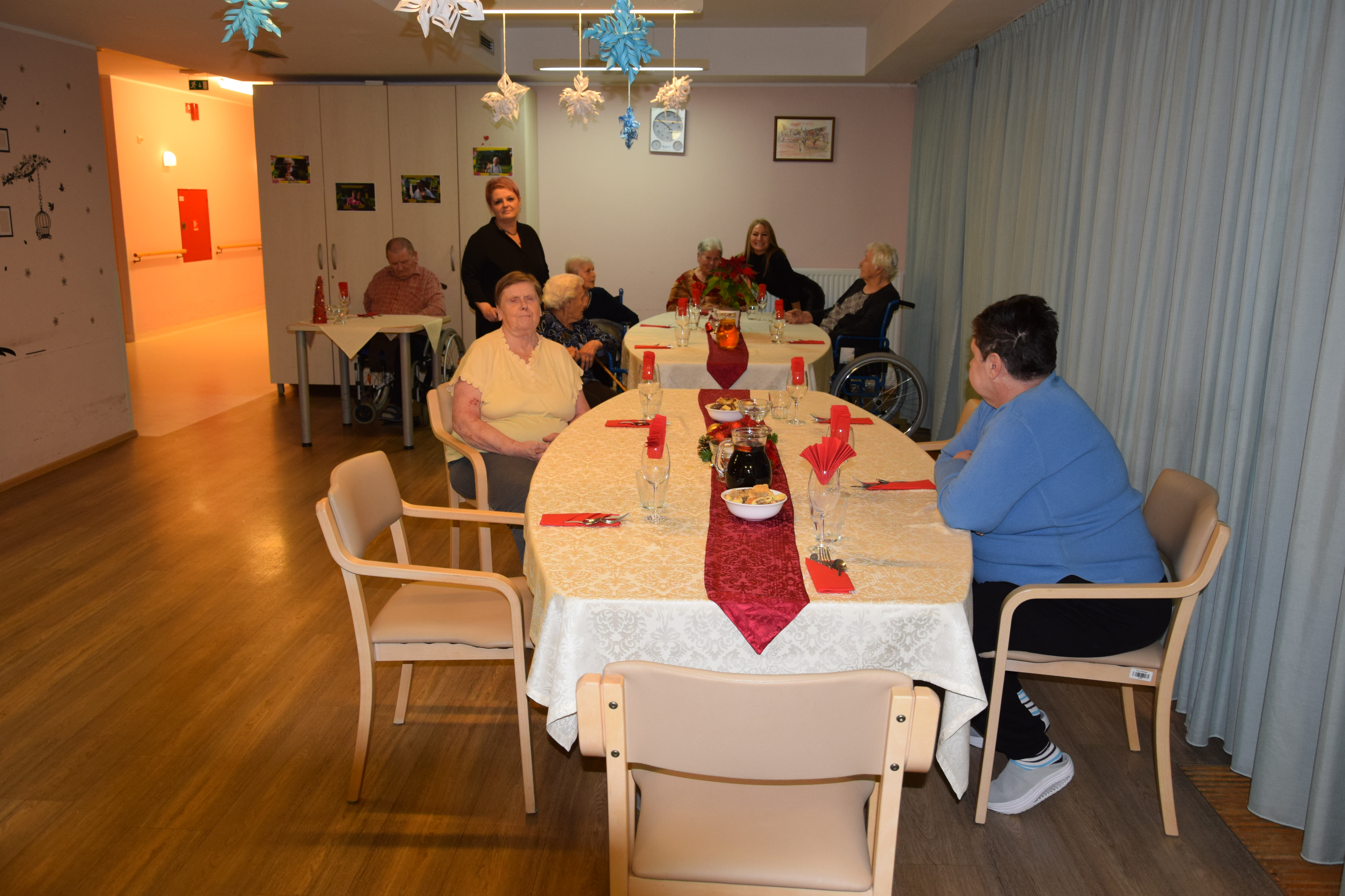 Novoletna zabava za stanovalce po skupinah