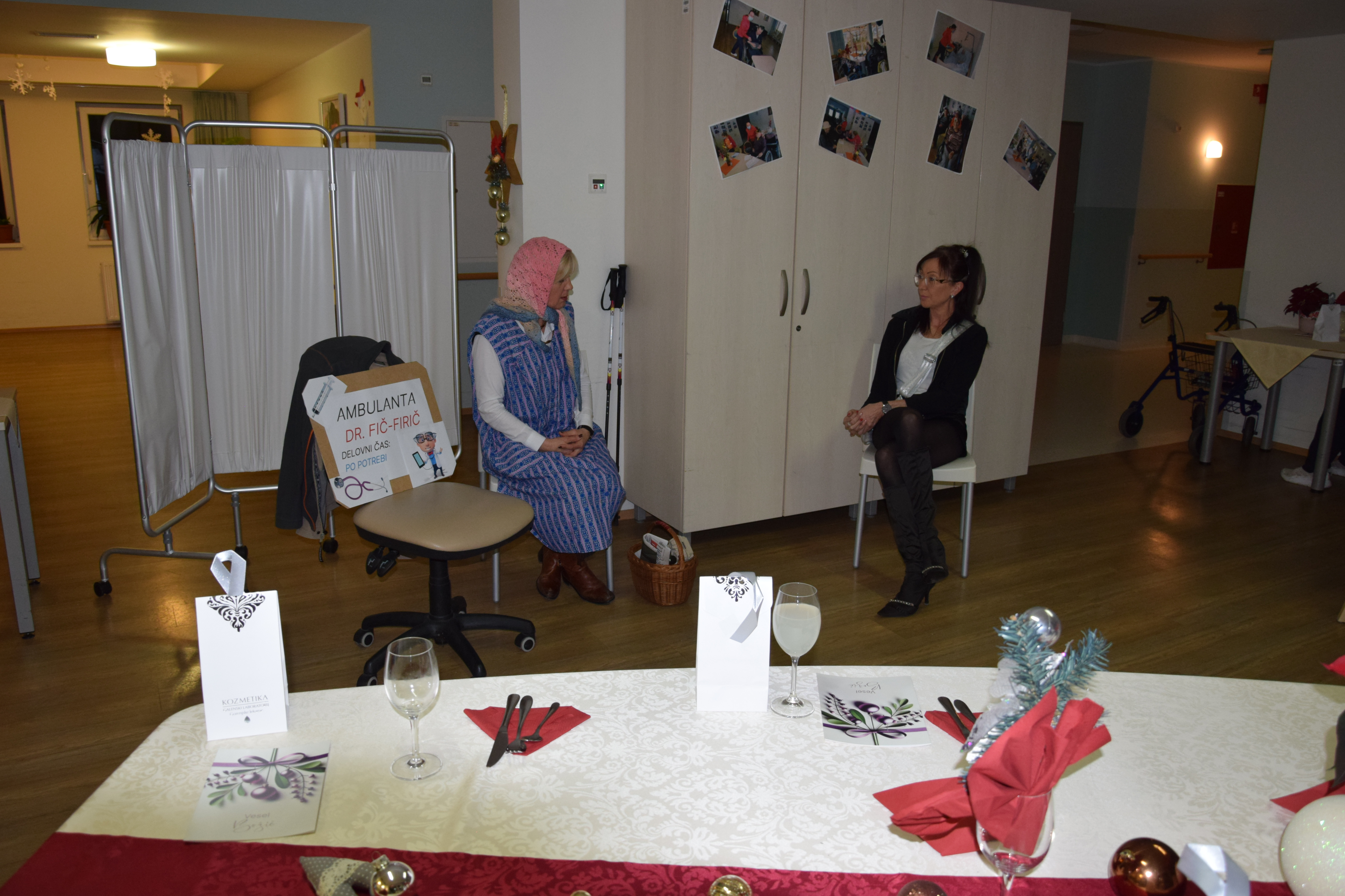 Novoletna zabava za stanovalce po skupinah