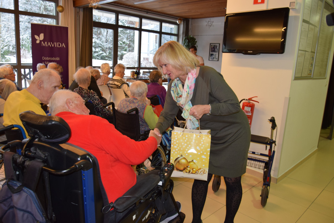 Obdarovanje stanovalcev iz občine Kranjska gora
