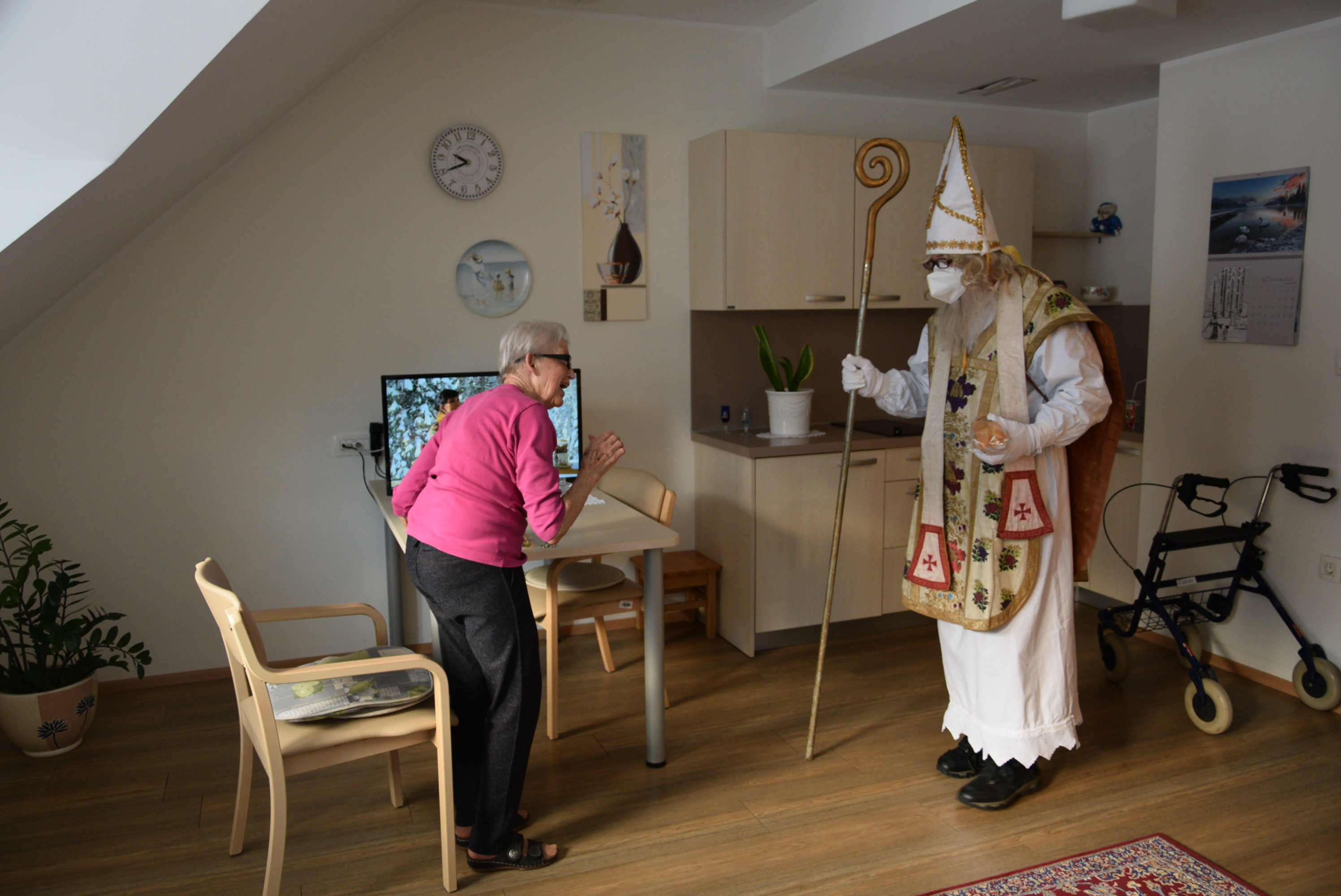 Obiskal nas je sveti Miklavž