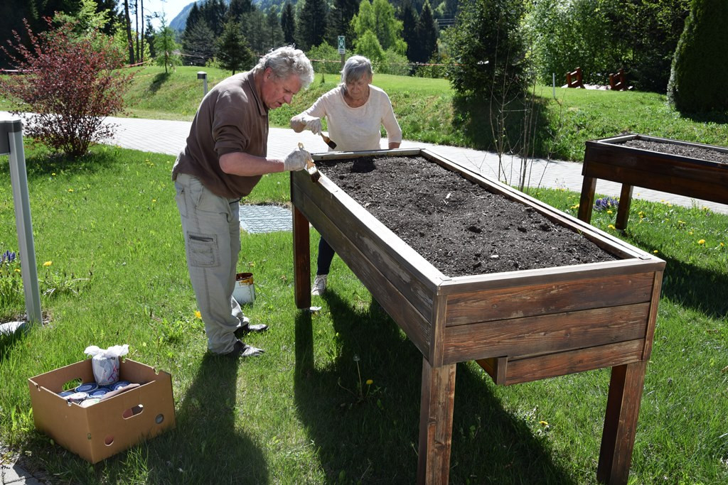 Osvežitev Garklca za novo zeliščno zasaditev