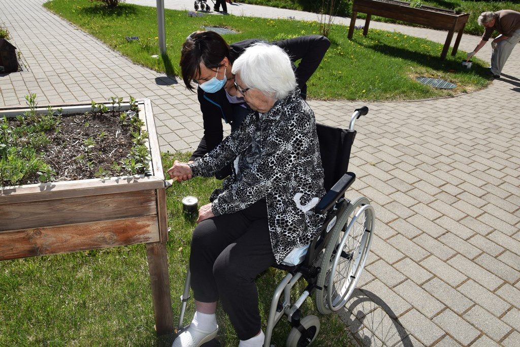 Osvežitev Garklca za novo zeliščno zasaditev