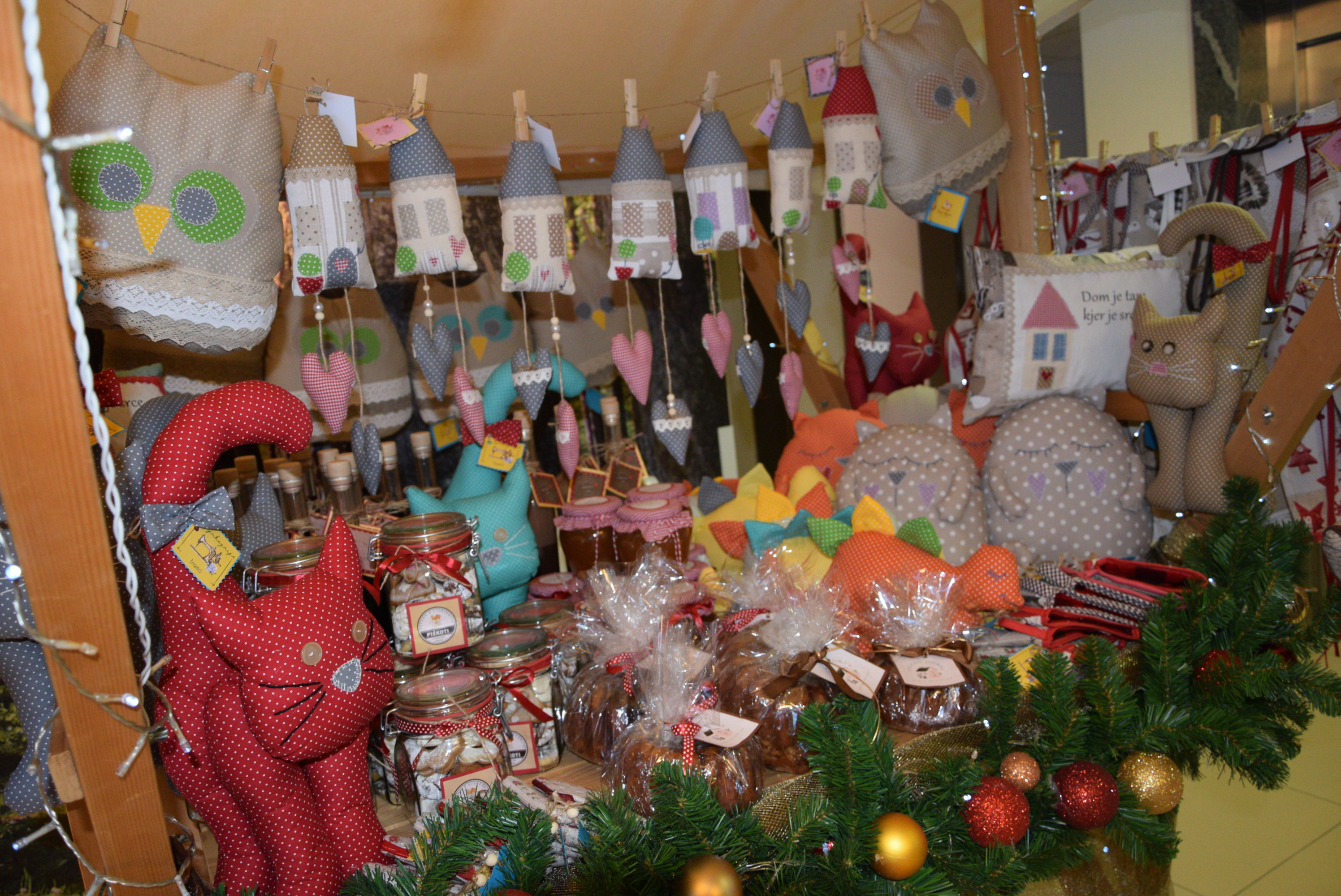 Otvoritev novoletnega Bazarja z ga. Darinko Butinar