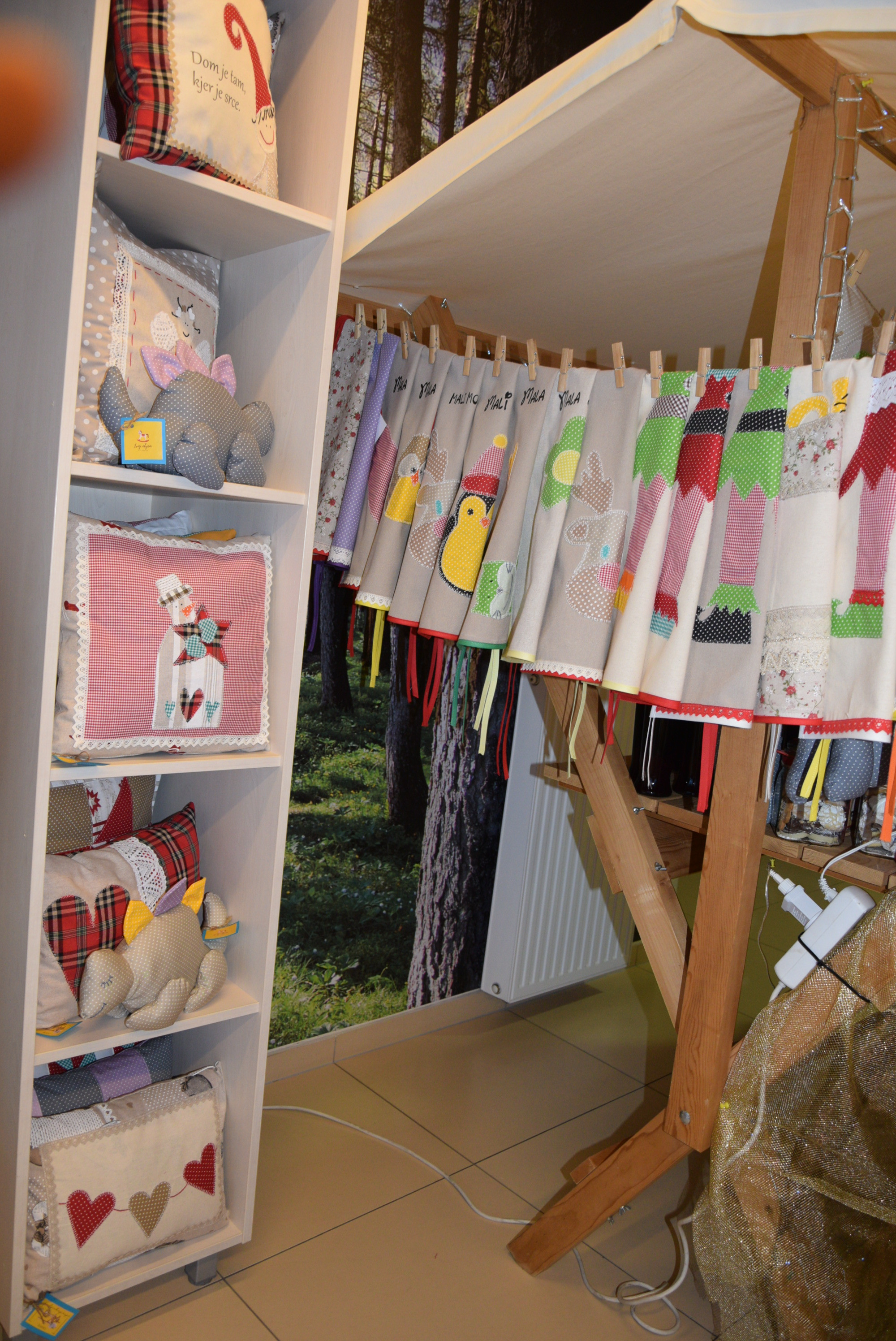 Otvoritev novoletnega Bazarja z ga. Darinko Butinar