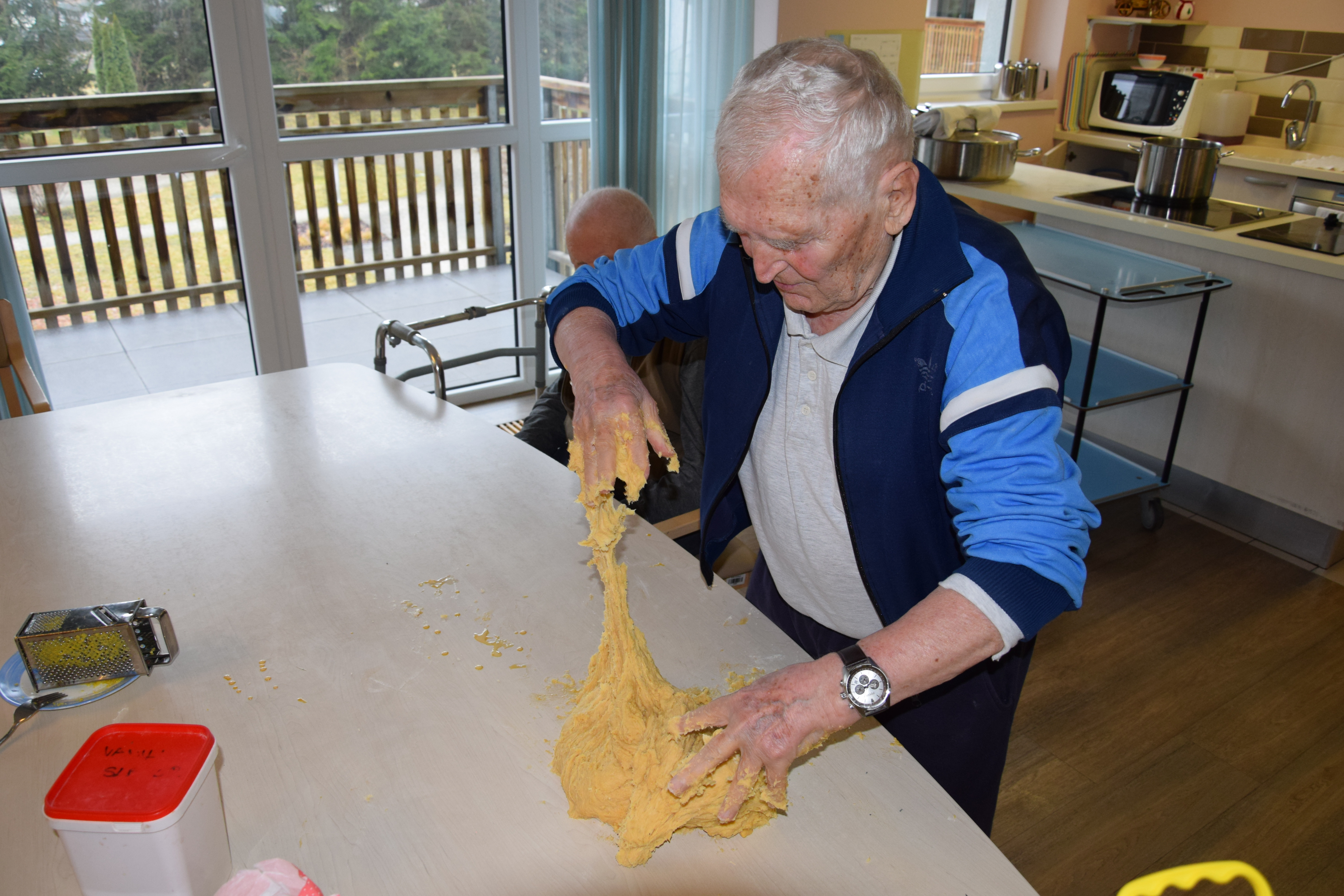 peka krofov po skupinah