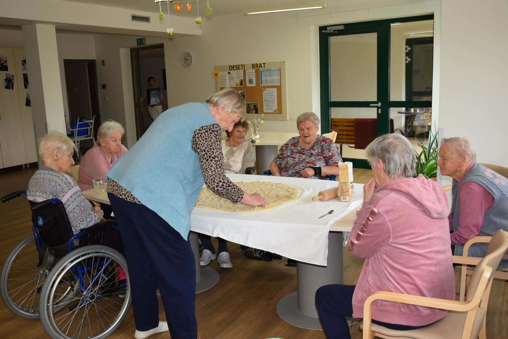 Peka potice po skupinah