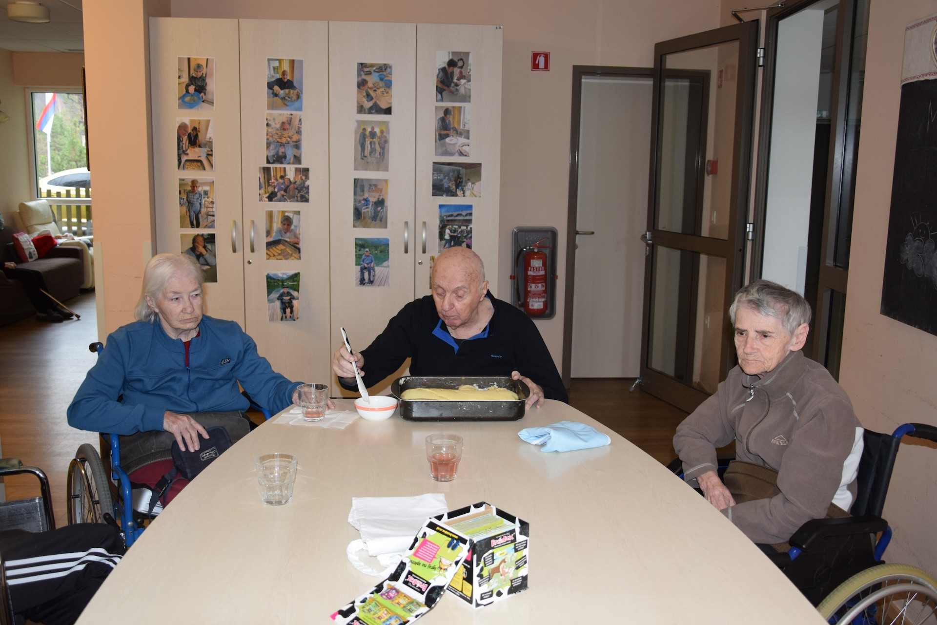 Peka potice po skupinah