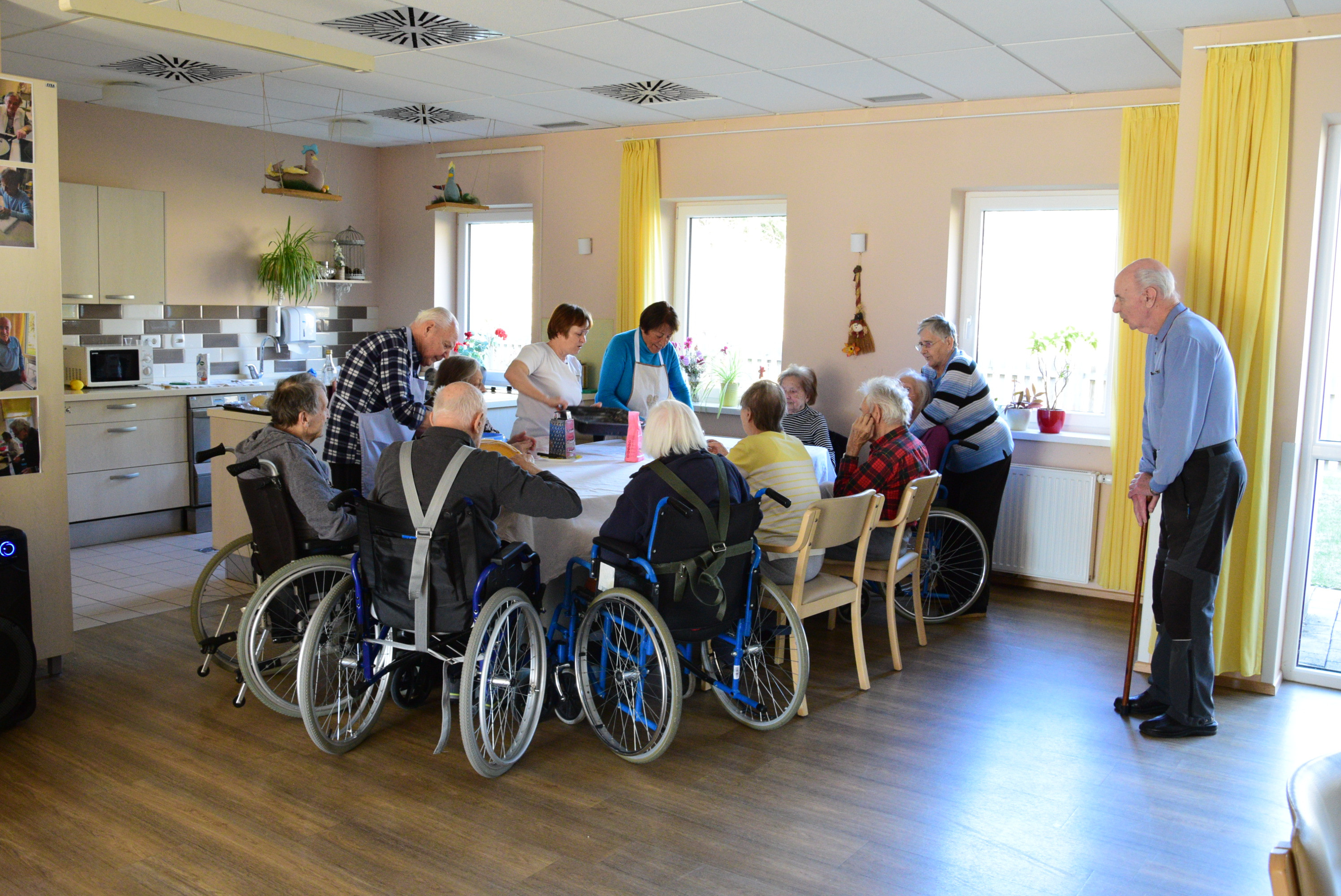 Peka potice po skupinah