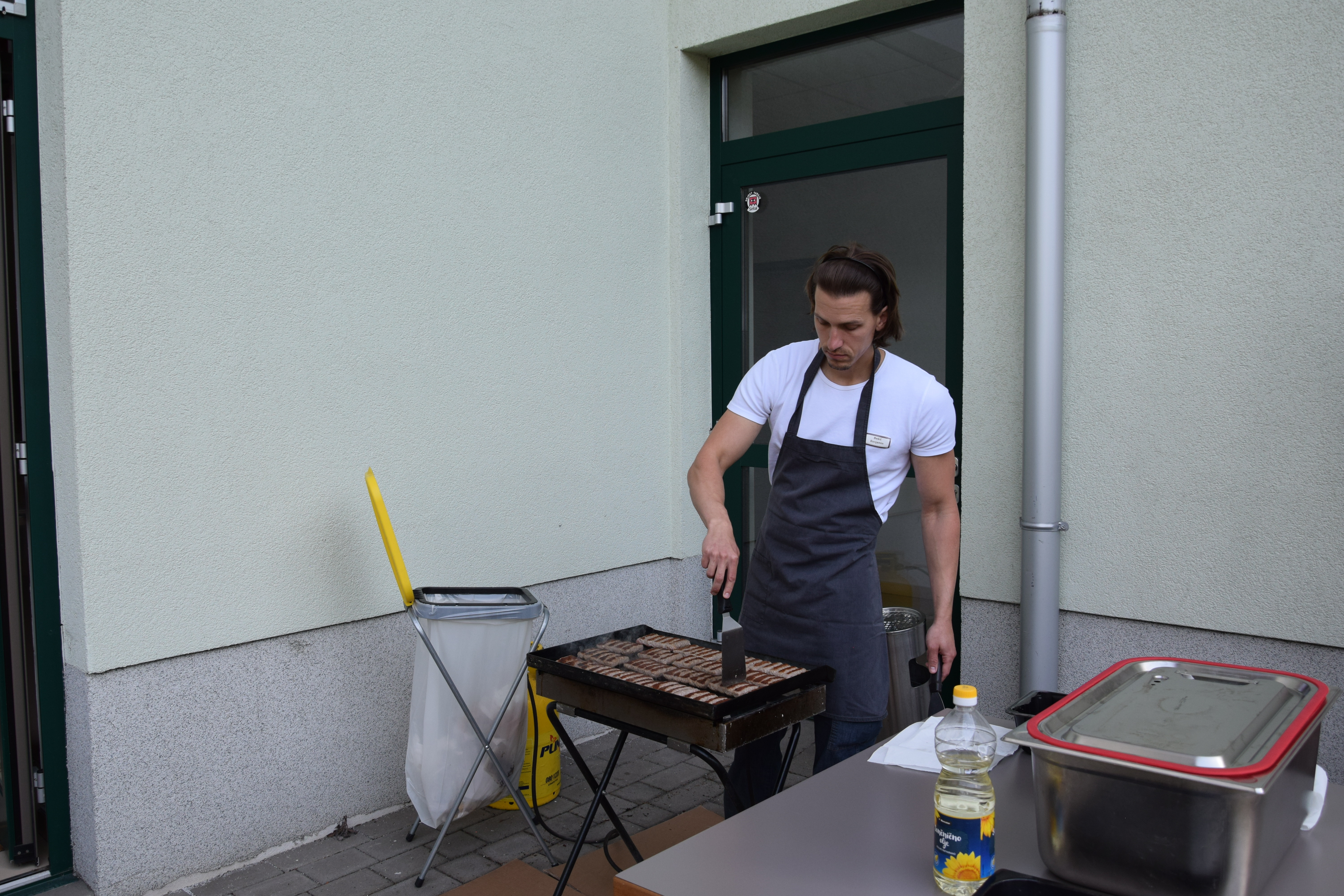 Piknik  s stanovalci v parku