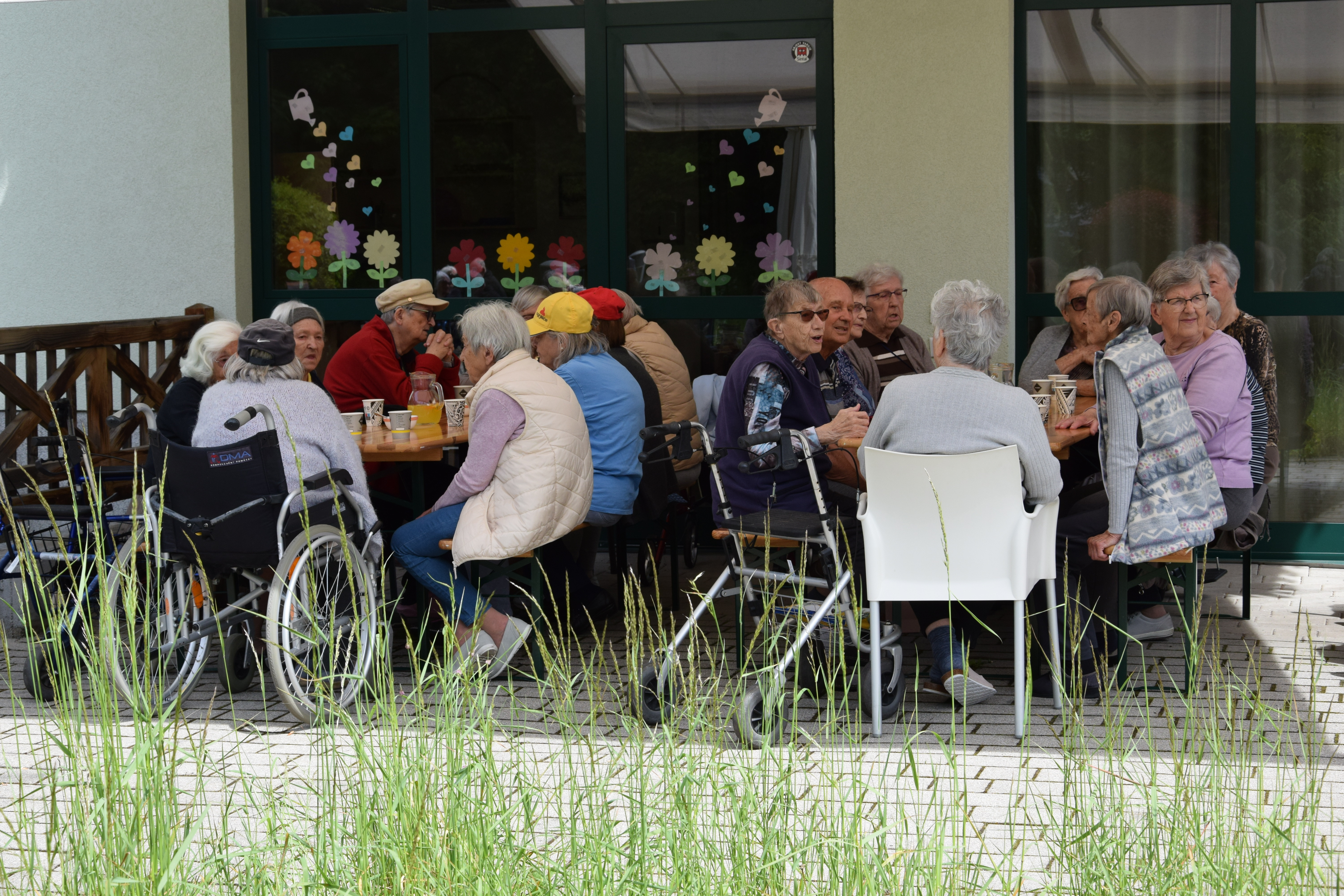 Piknik  s stanovalci v parku