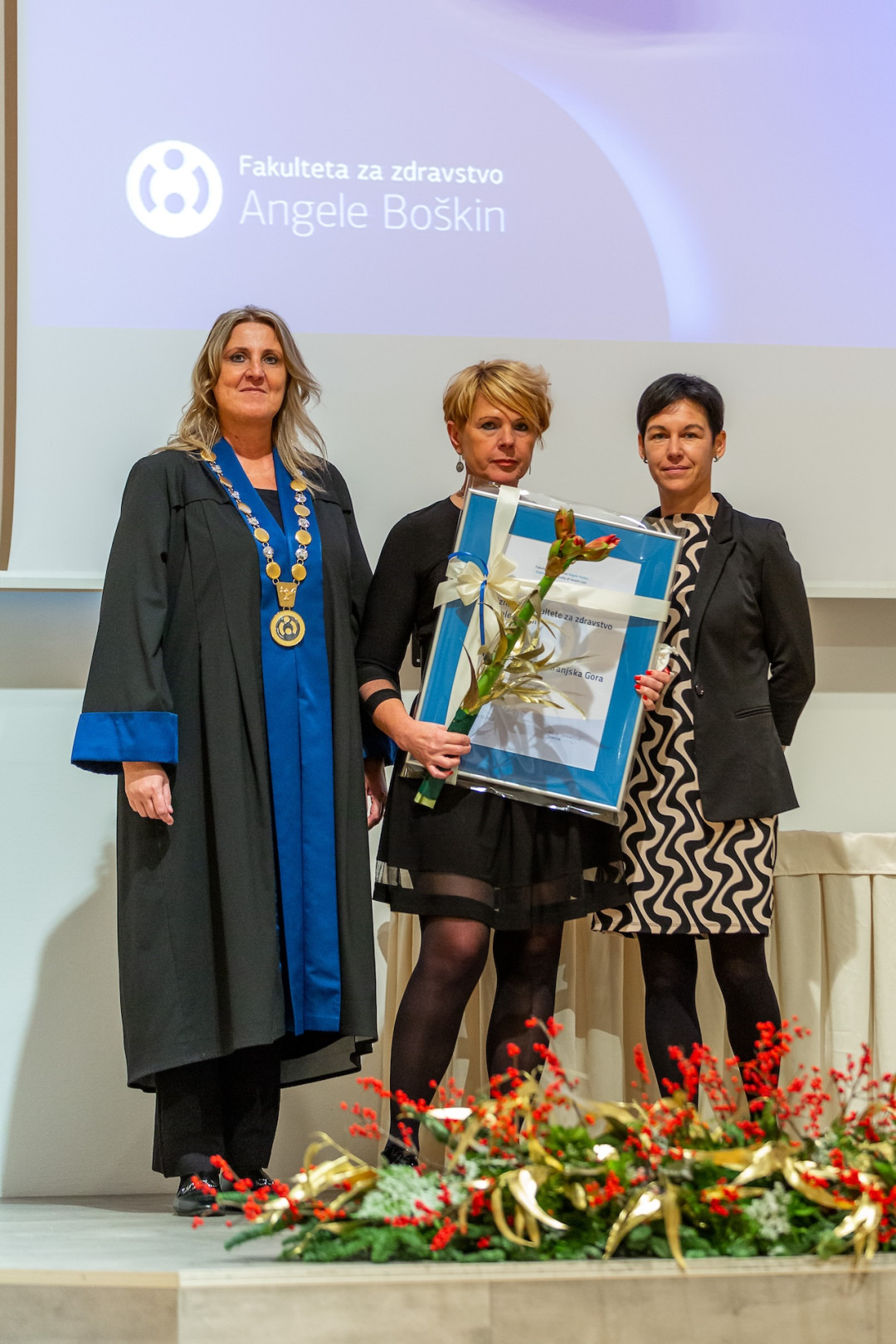Priznanje Fakultete za zdravstvo Angele Boškin