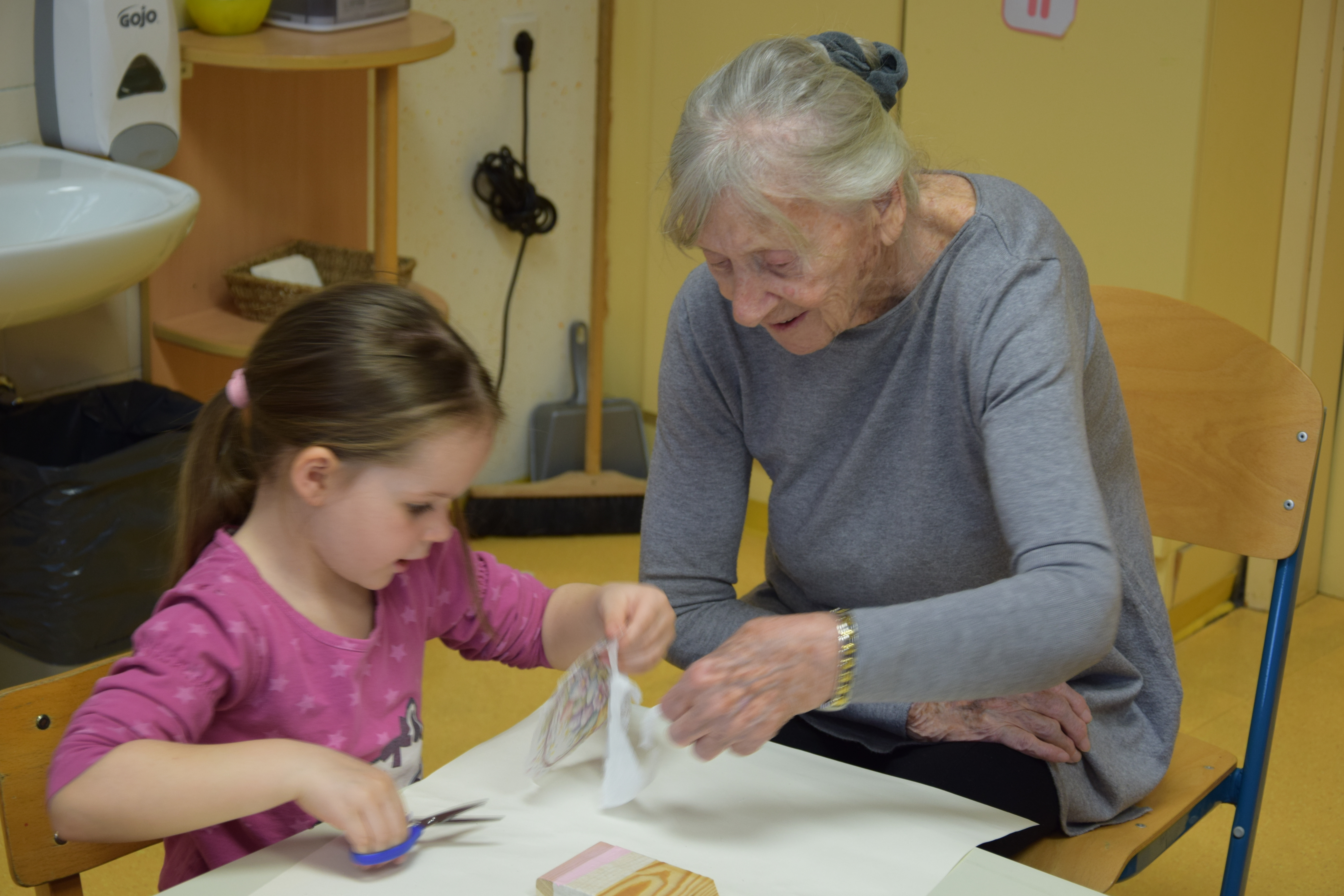 Ptički se ženijo v OŠ Mojstrana