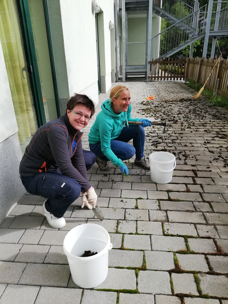 Saditev rož in našega garklca