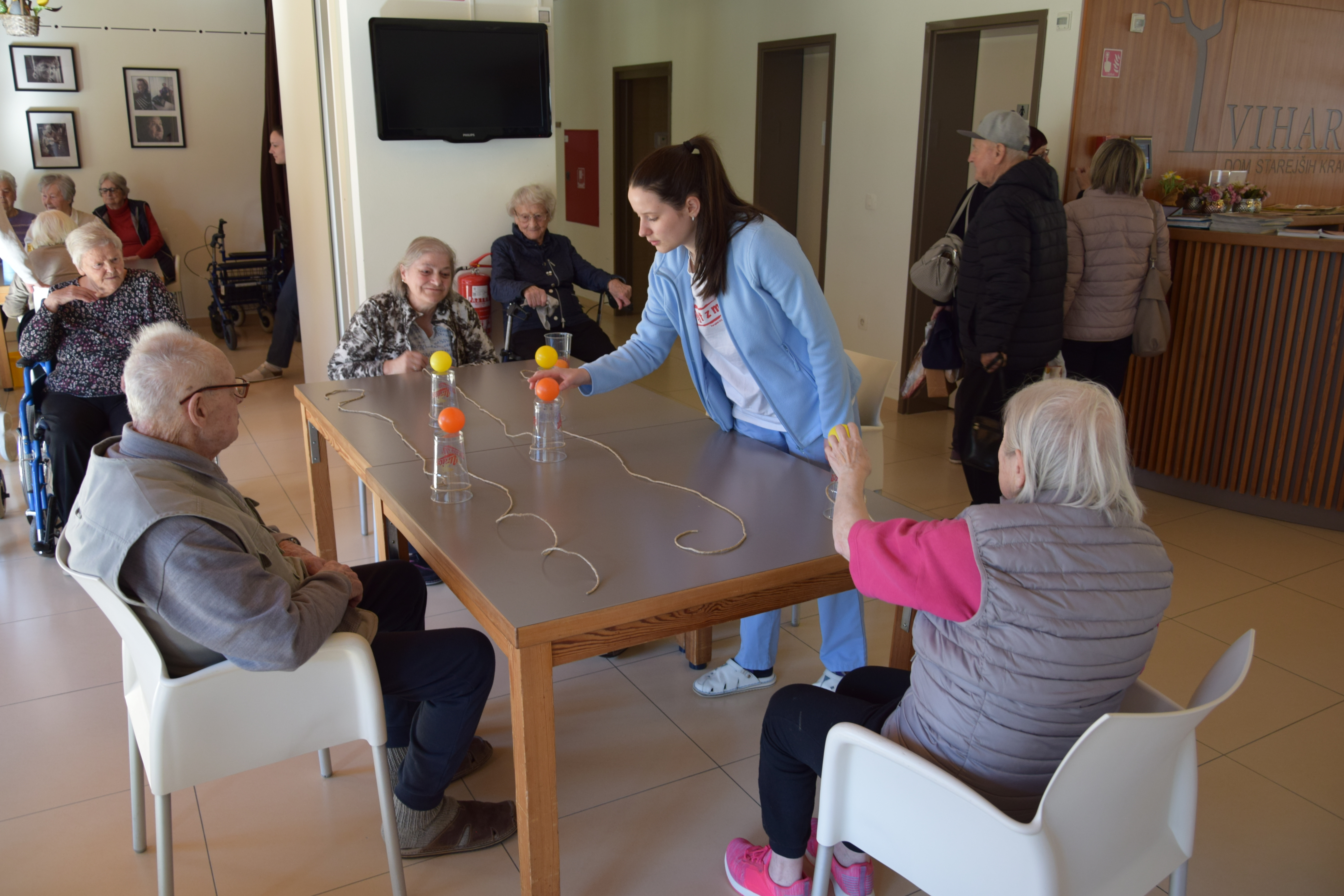 Športne igre v avli