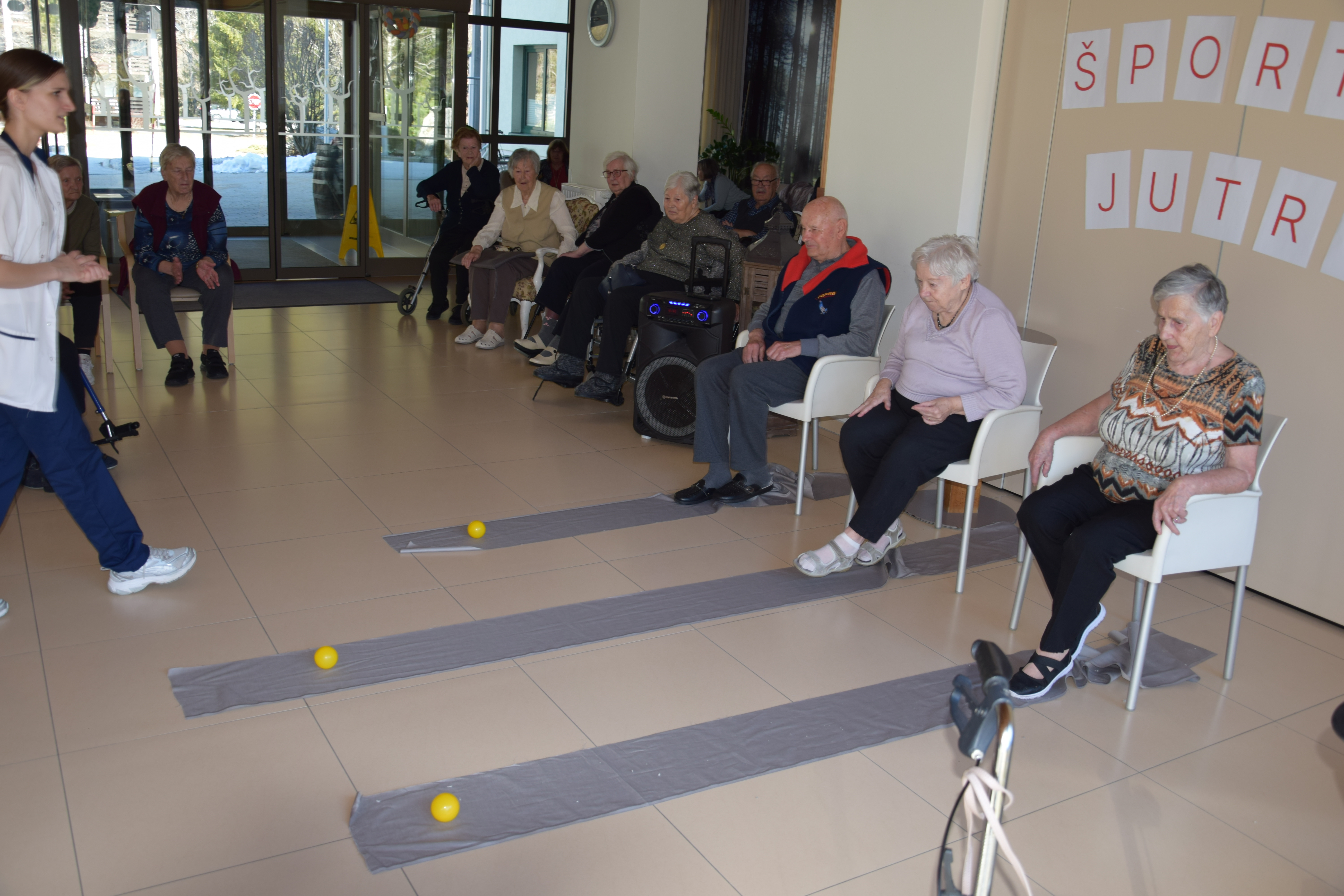 Športne igre v avli