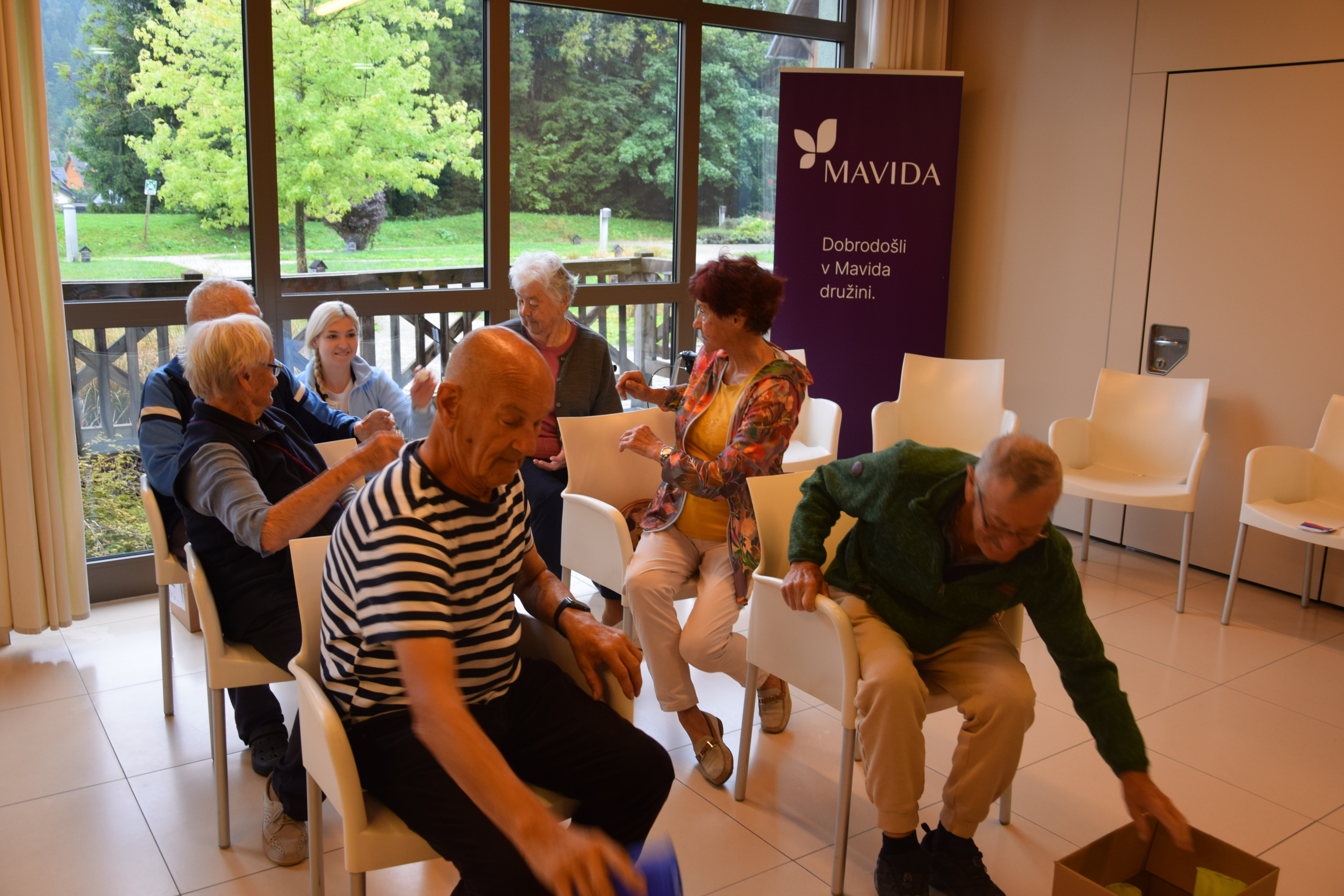 Športne jutro v avli