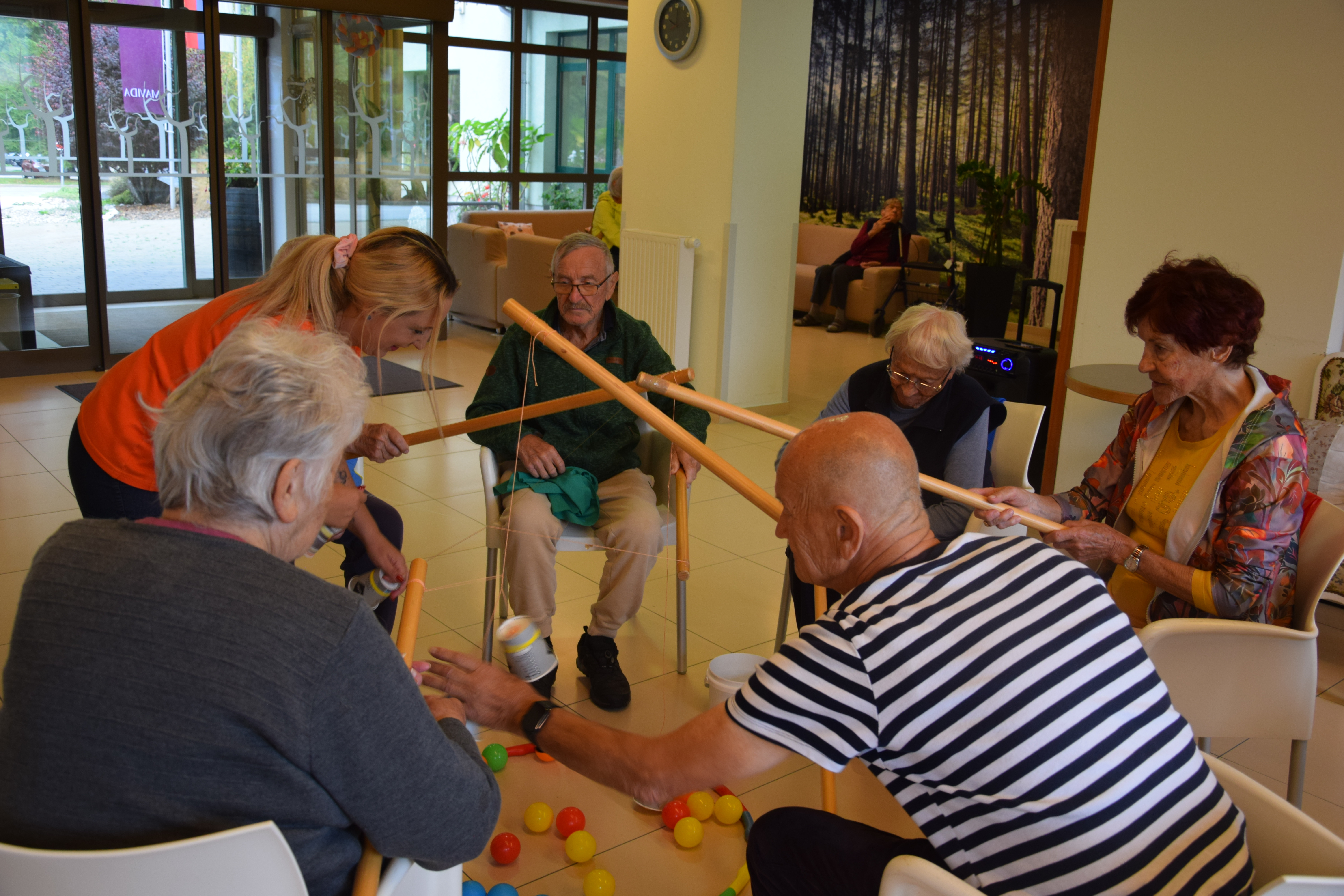 Športne jutro v avli